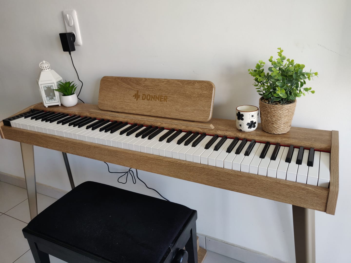 Customer photo review of Donner DDP-60 Semi-lesté Piano Numérique