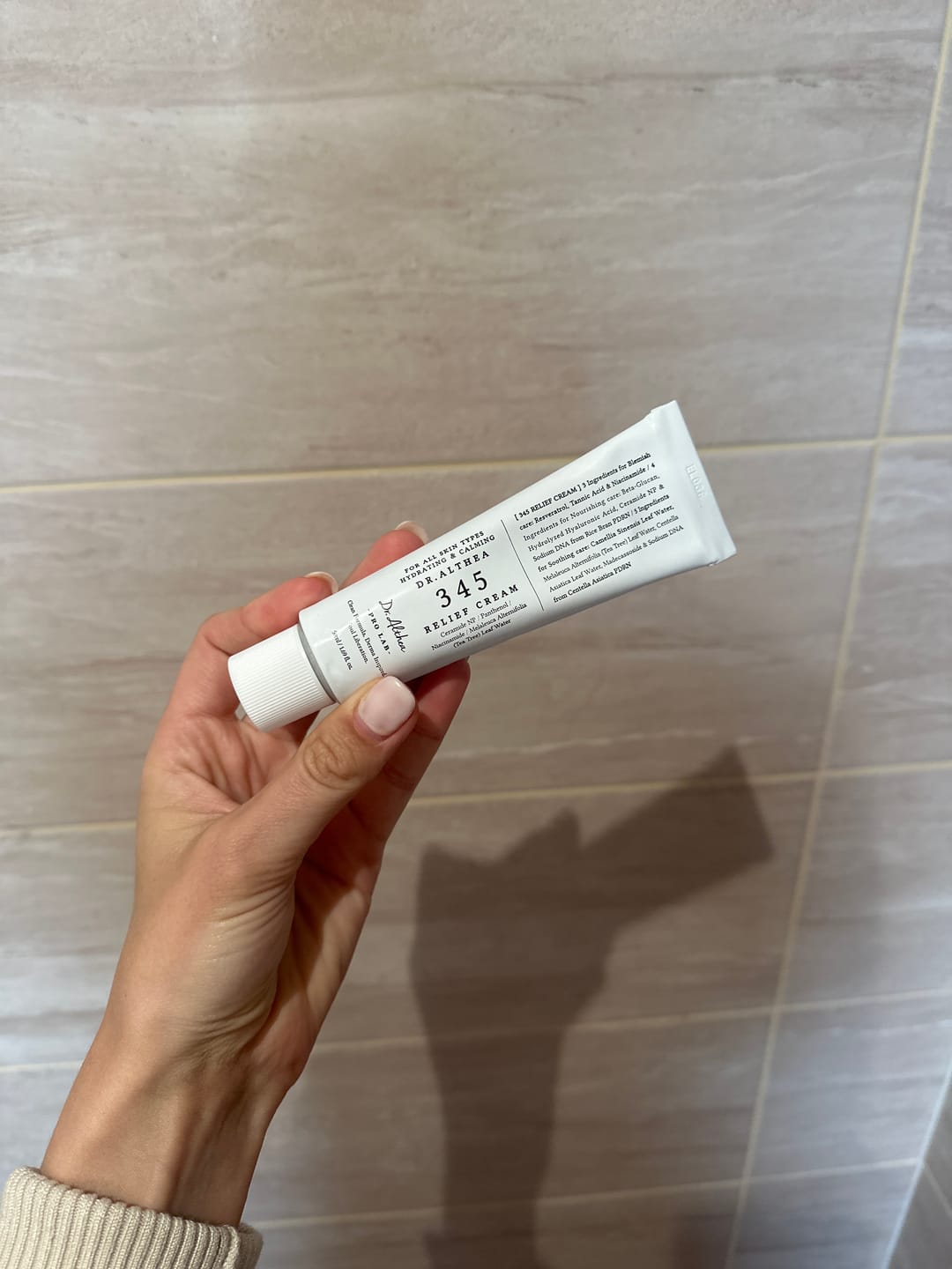 Customer photo review of Nomierinošs krēms ar resveratrolu Dr. Althea 345 Relief Cream