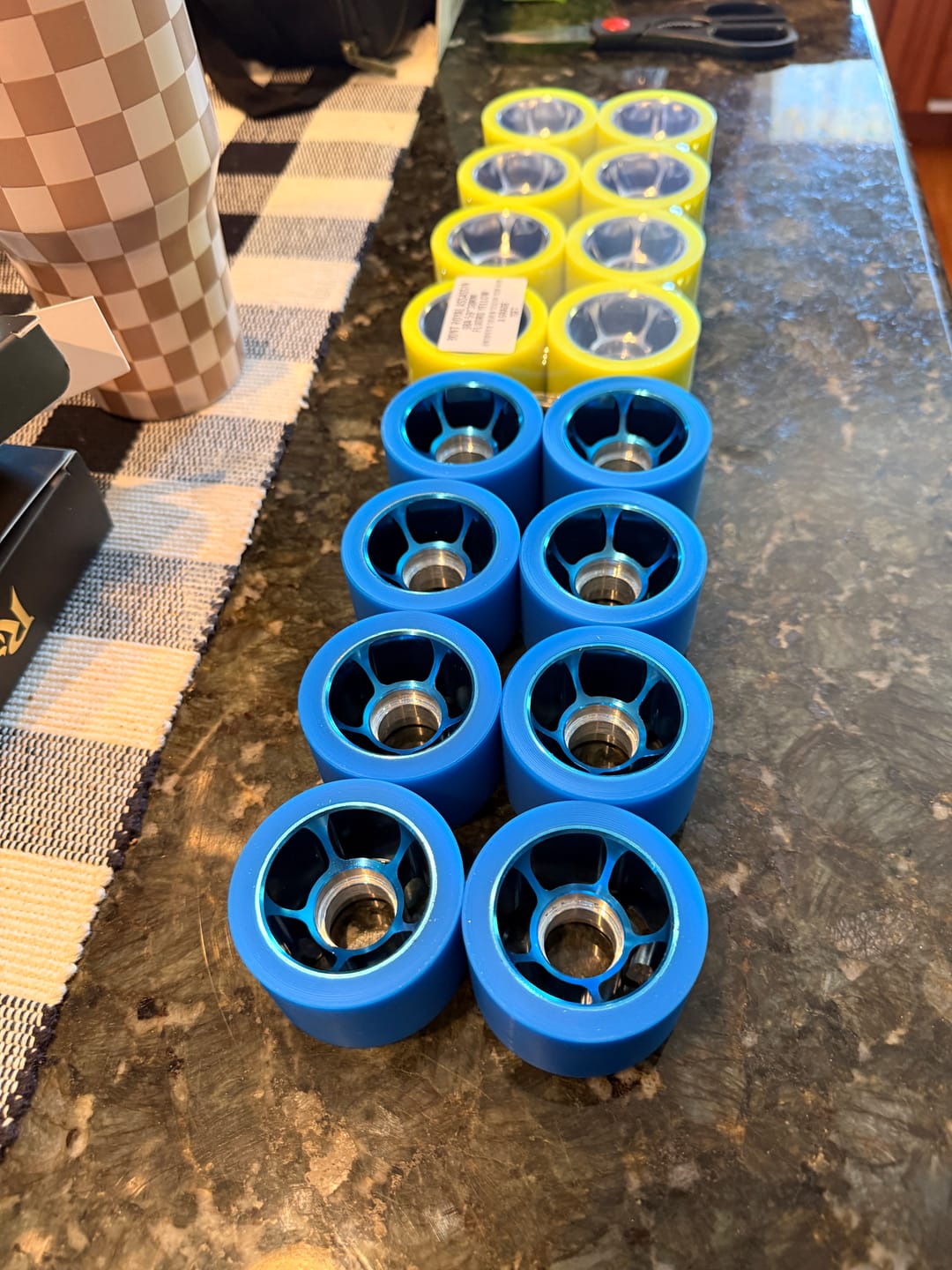 Customer photo review of Royal Assassin Roller Derby Wheels