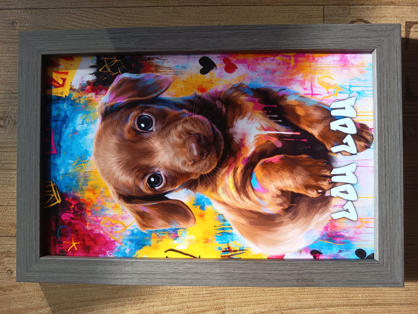 Customer photo review of Personalisiertes Poster - Graffiti