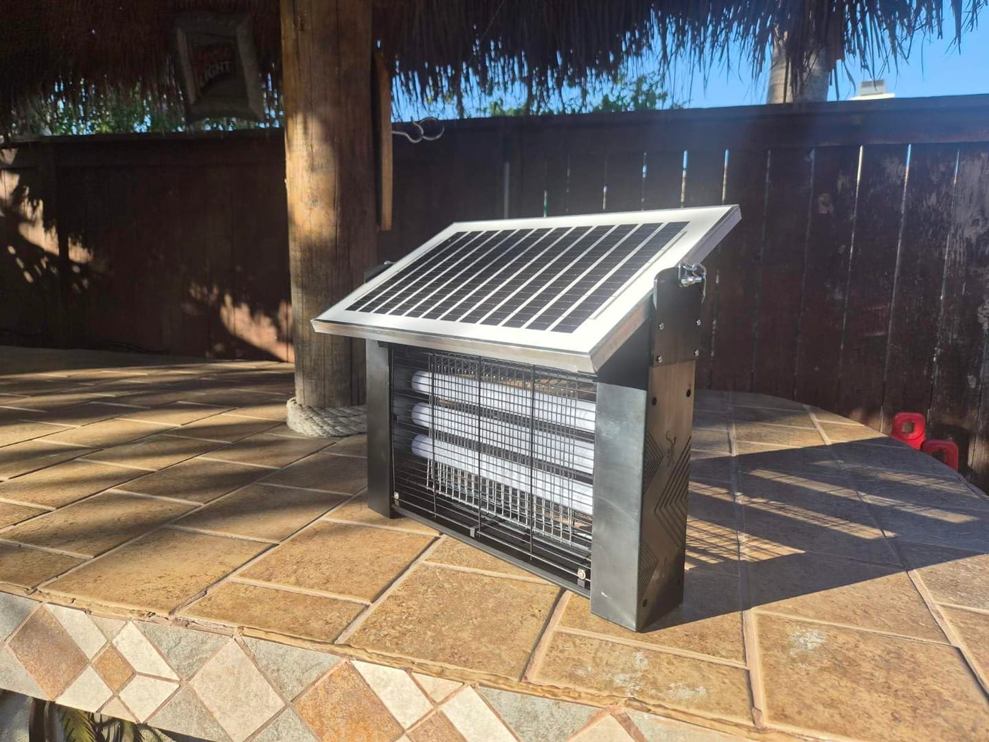 Customer photo review of Upgraded Solar Mosquito Killer Lamp-10W