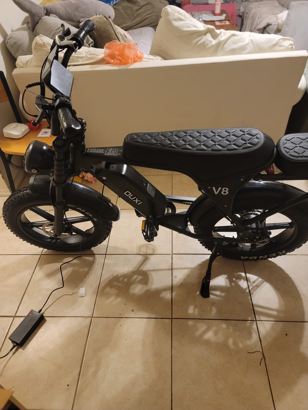 Customer photo review of OUXI V8 750W Fat Tire Electric Bike