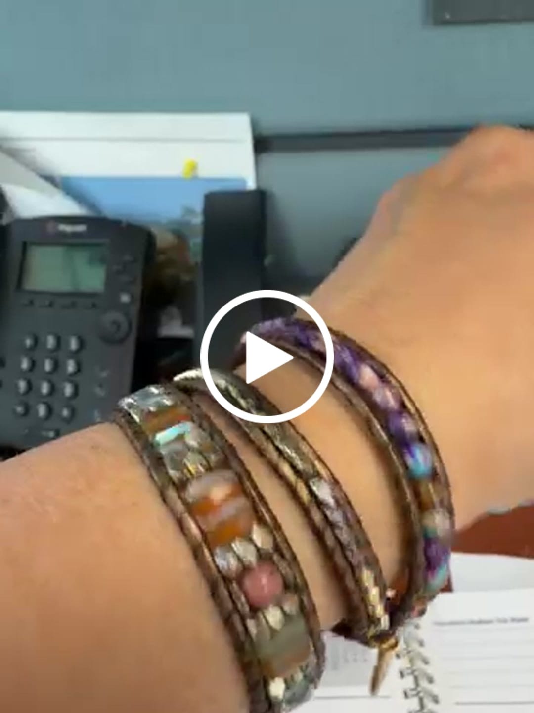 Customer video review of Imperial Heart Protection Wrap Bracelet