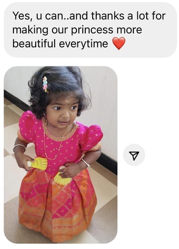 The Nesavu customer review from Senbagam K
