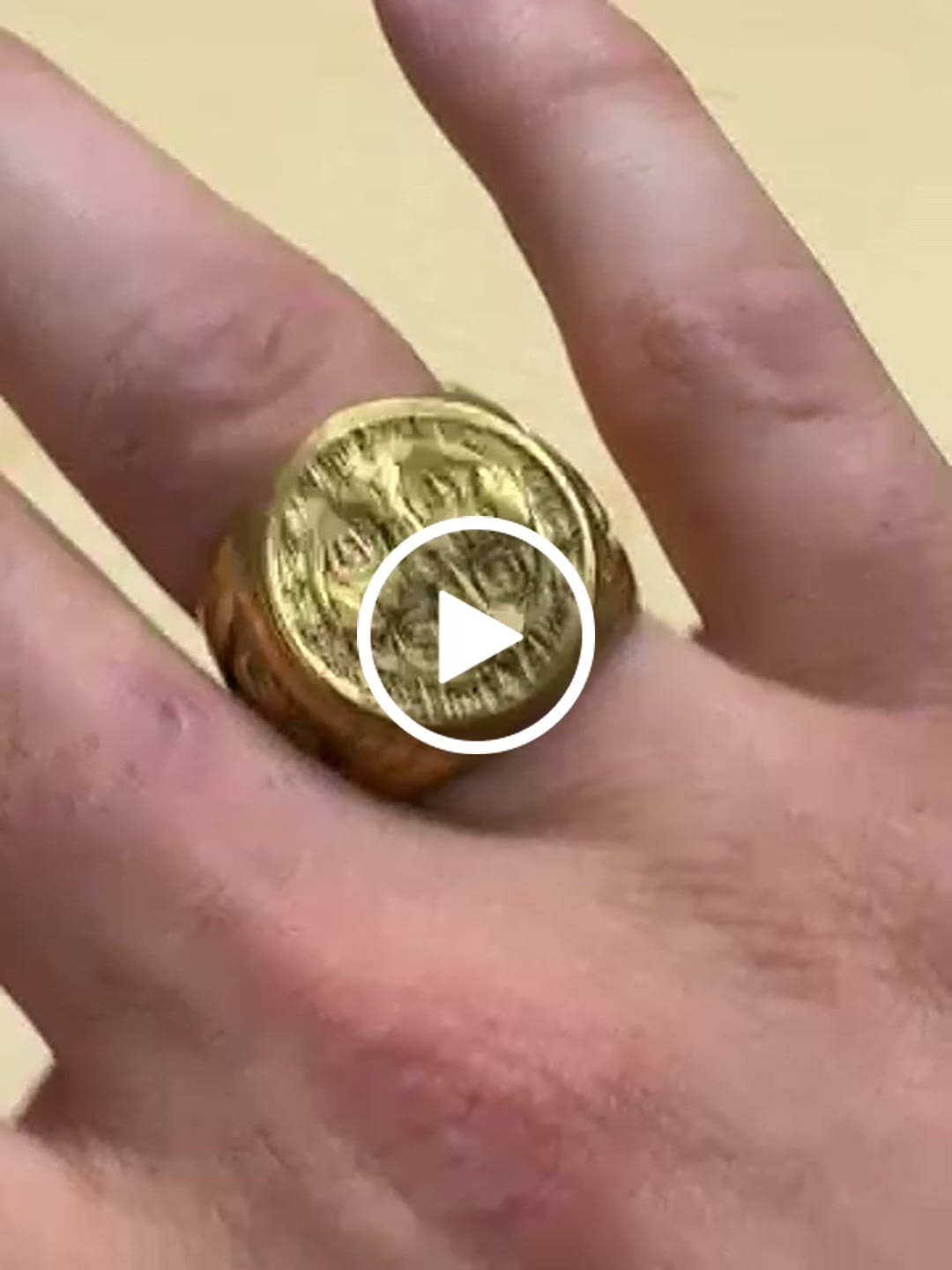 Customer video review of St. Benedict the Protector Titanium Ring