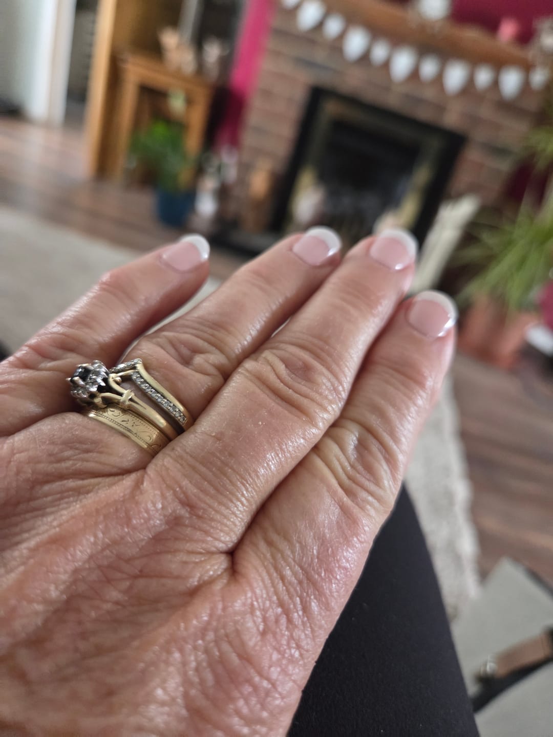 Customer photo review of Classic French Tip Glitz