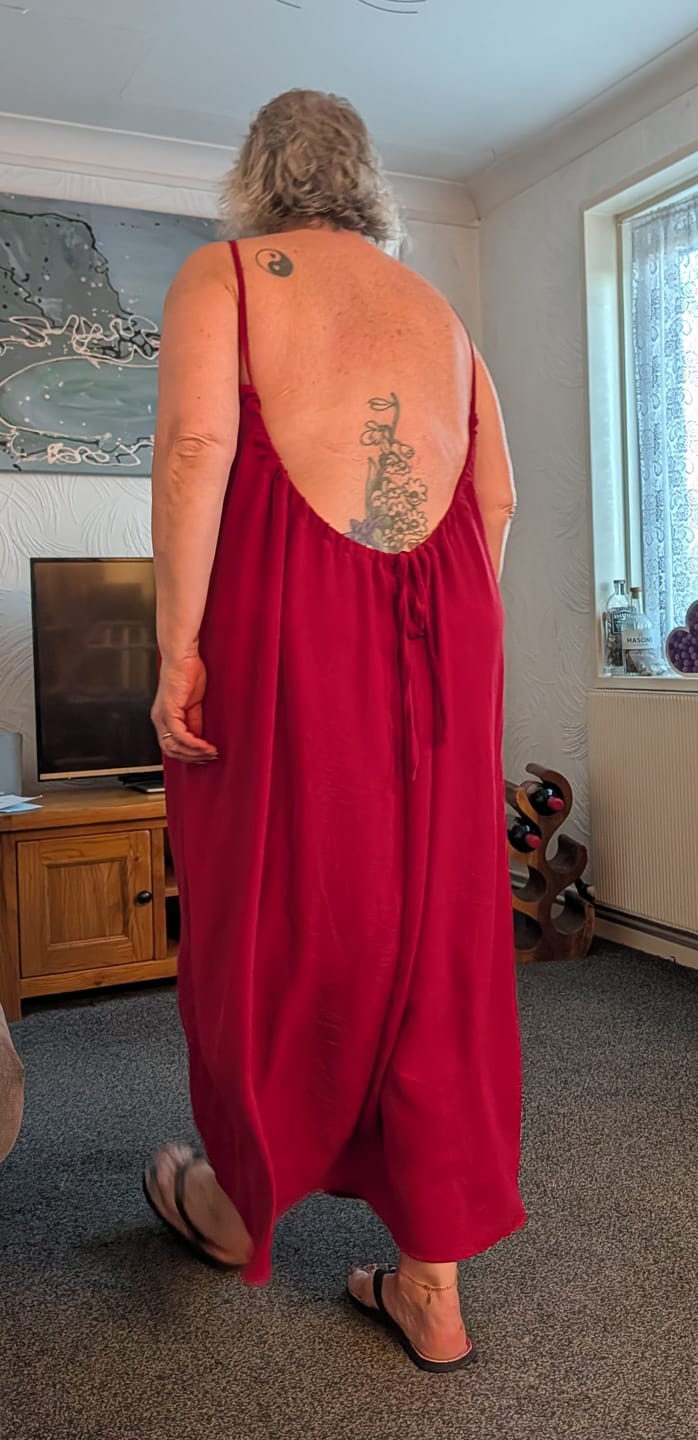 Customer photo review of softari™ Driftline Dress