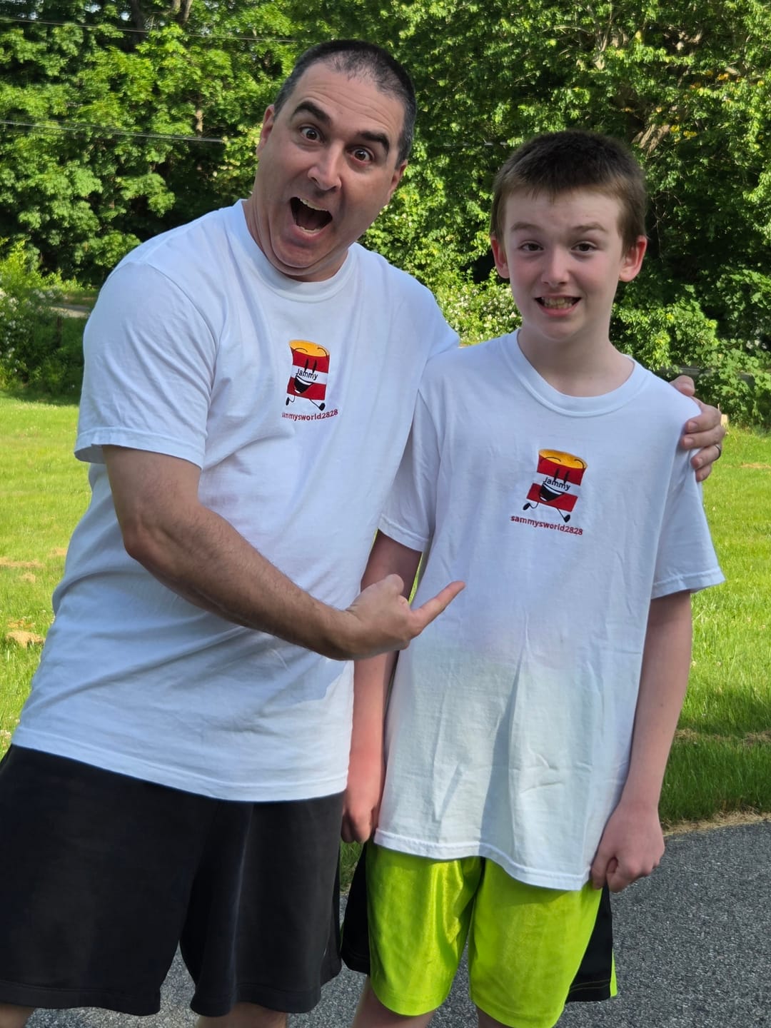 Customer photo review of Custom Sports T-Shirt