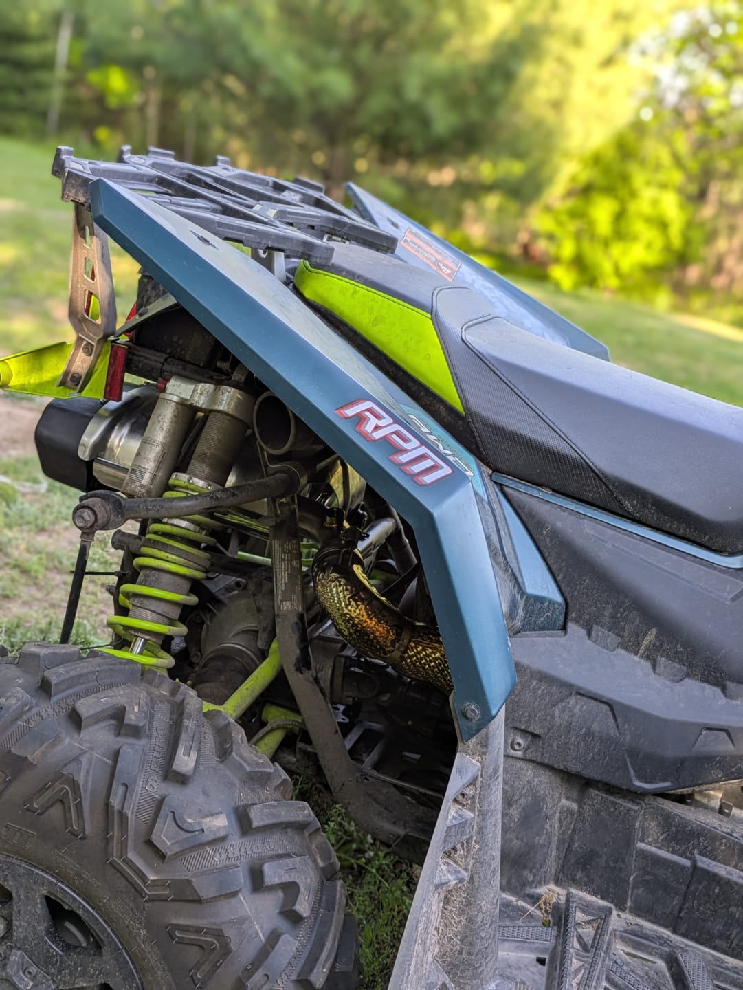 Customer photo review of RPM Polaris Scrambler & Sportsman 1000S Sport Muffler Slip On Performance Exhaust