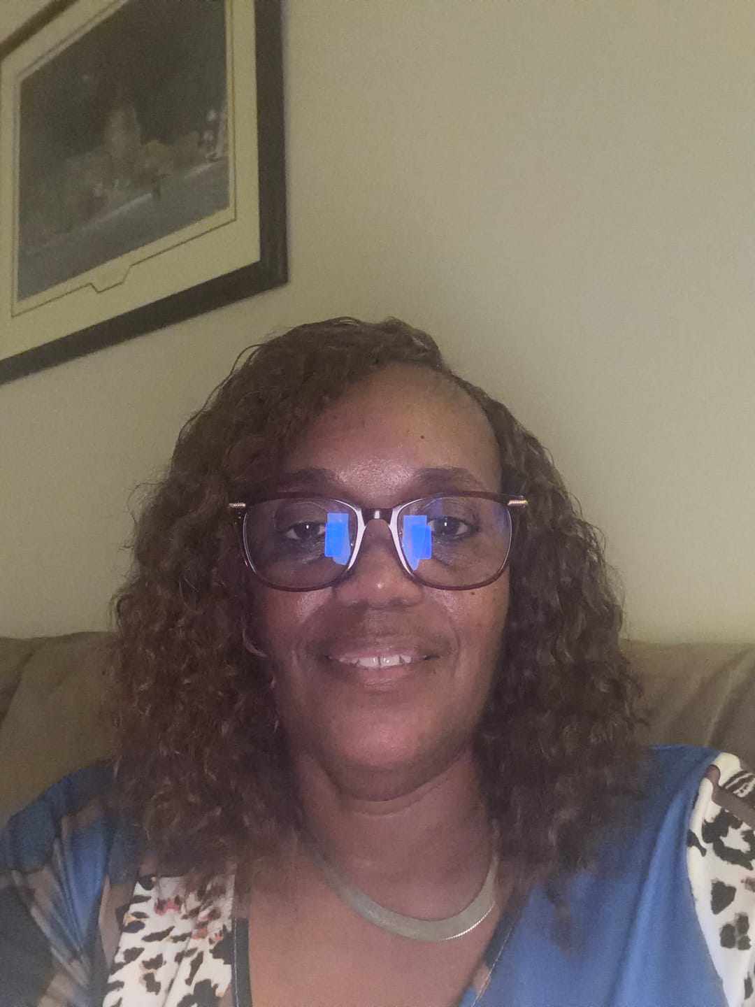 Customer photo review of #4 Medium Brown Deep Wave Human Crochet Hair