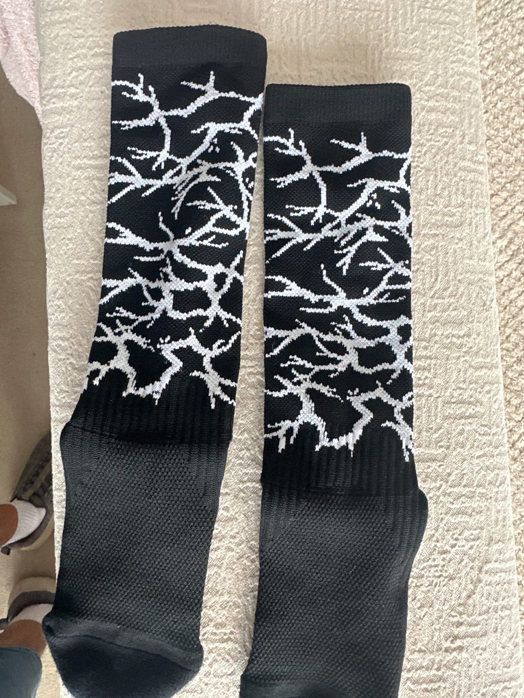 Customer photo review of Lucky Dip | Compression Shred Socks