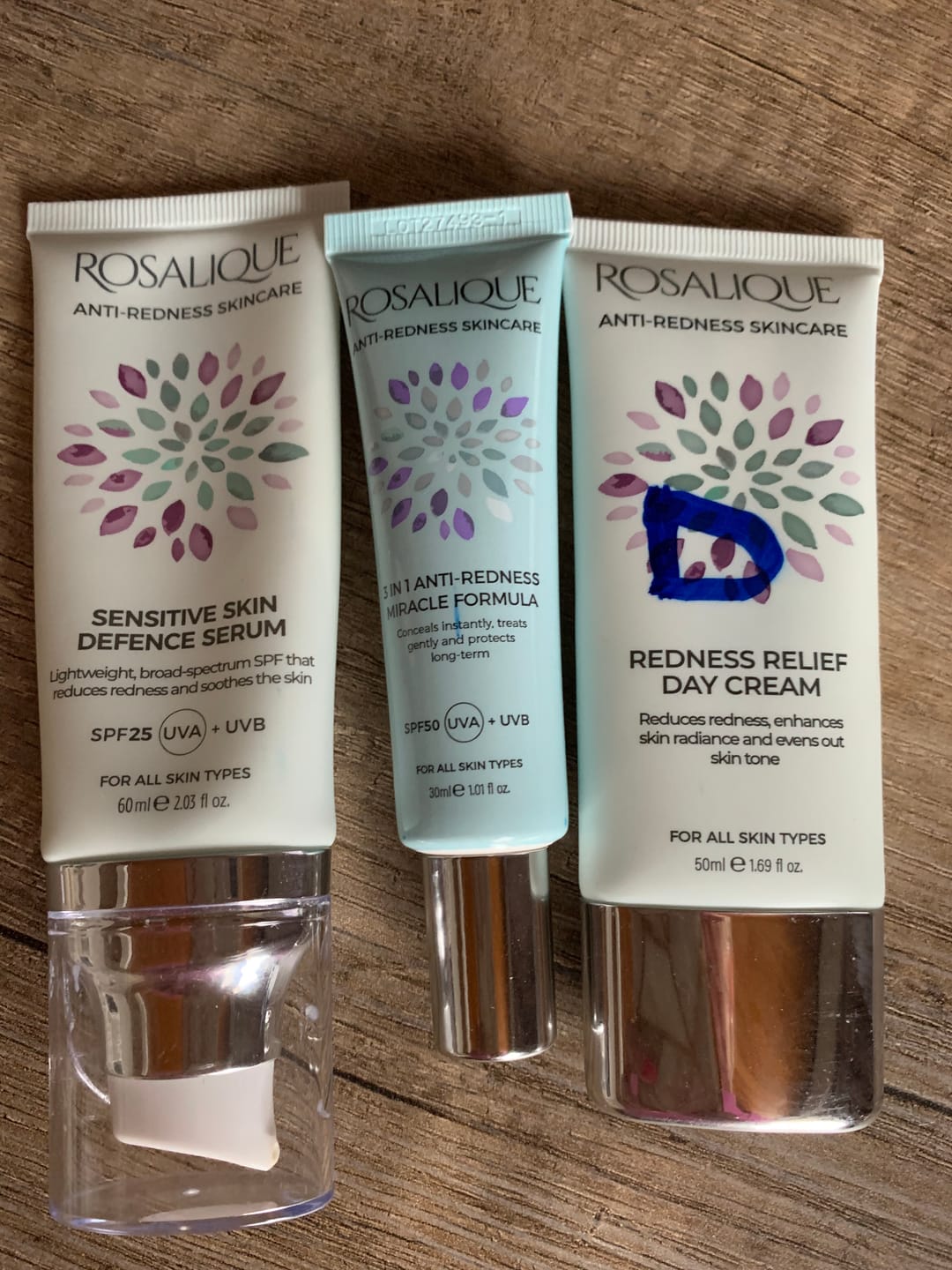 Customer photo review of Rosalique Redness Relief Day Cream