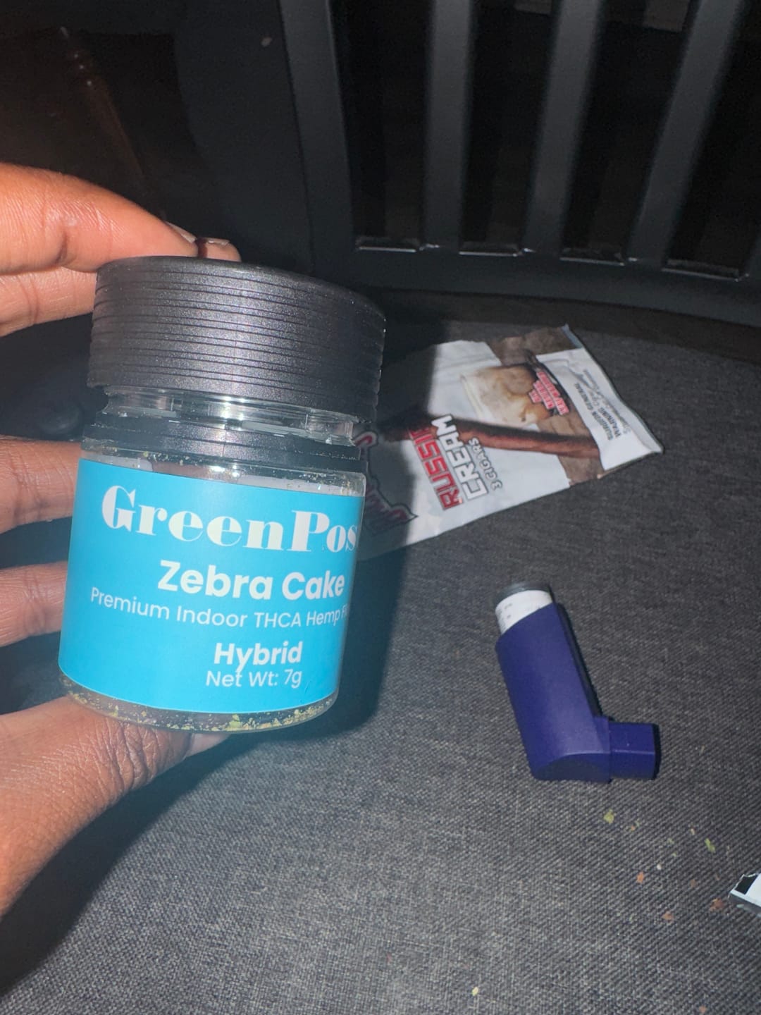 Customer photo review of GreenPost THCA Flower – Exotic Indoor