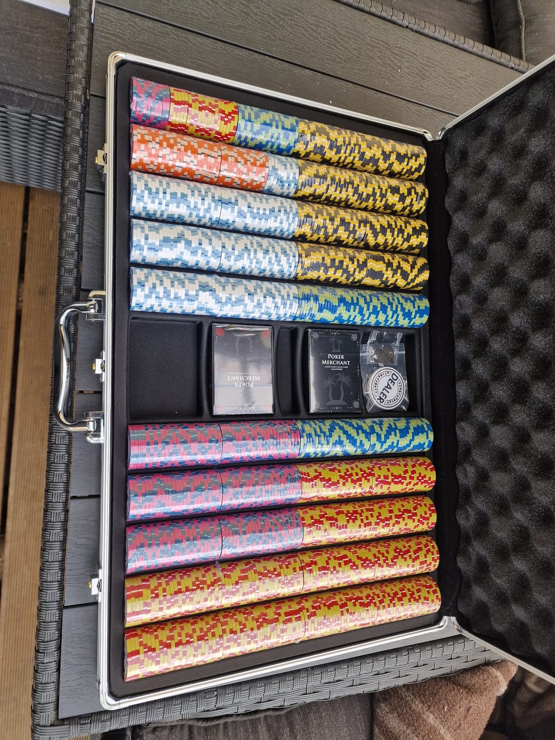 Customer photo review of Poker Case Aluminium Classic 1000