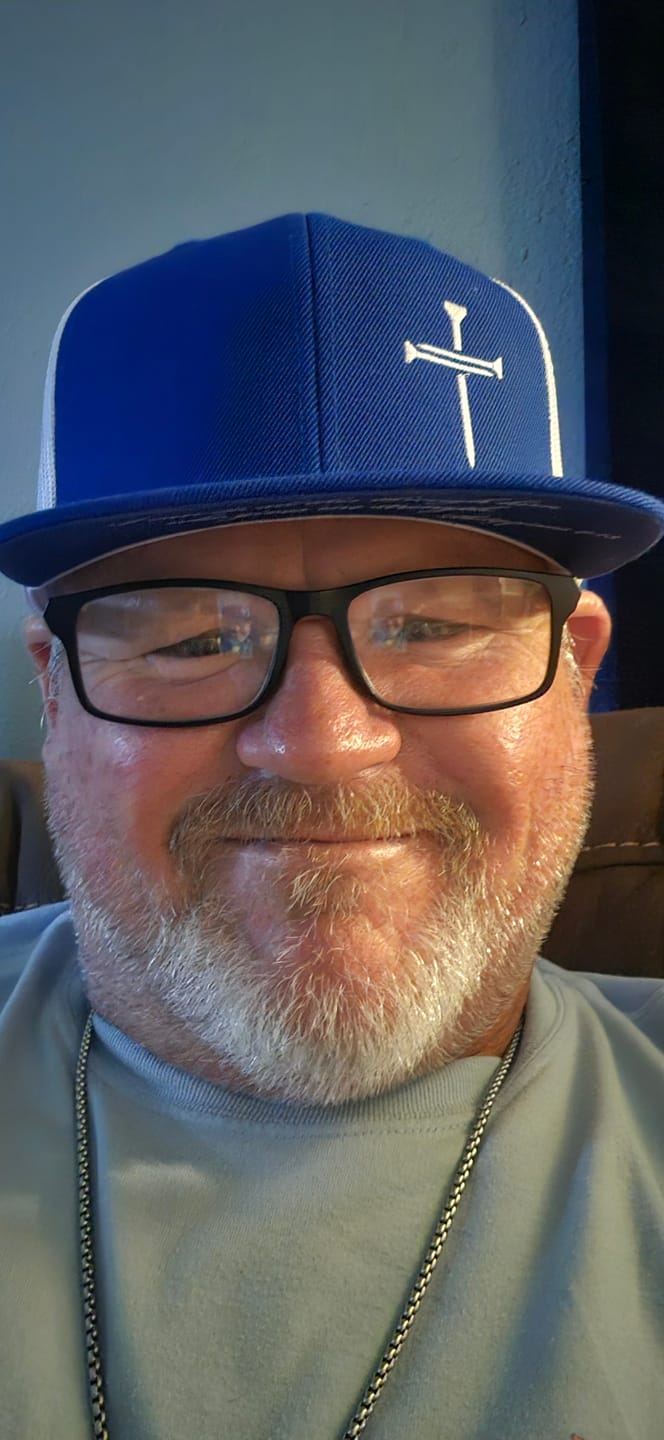 Customer photo review of 3 Nail Cross - Joshua 1:9 Prayer Print Hats