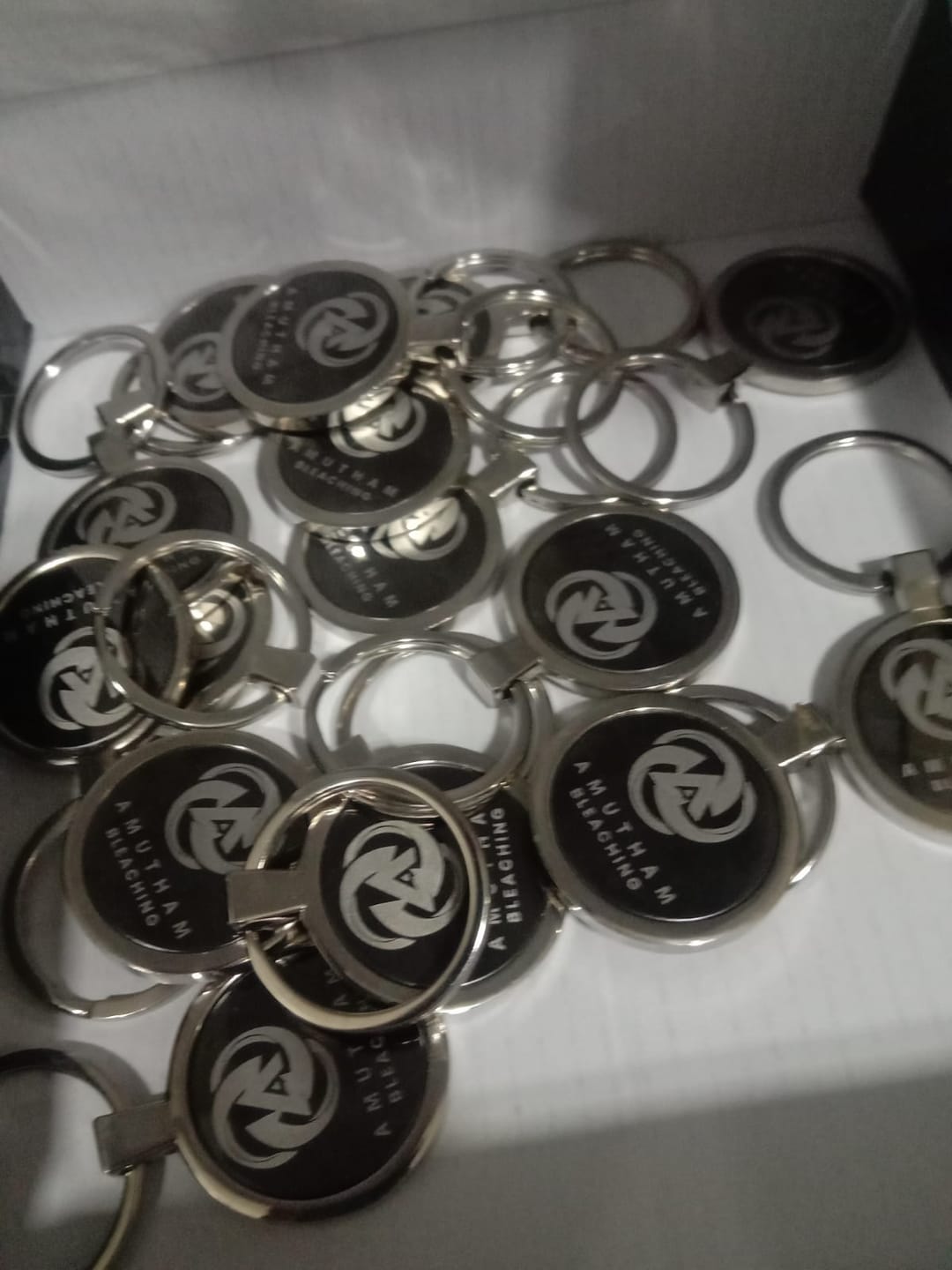 Customer photo review of Premium Metal Keychain | Best for Corporate Gifting | PrintMine.in