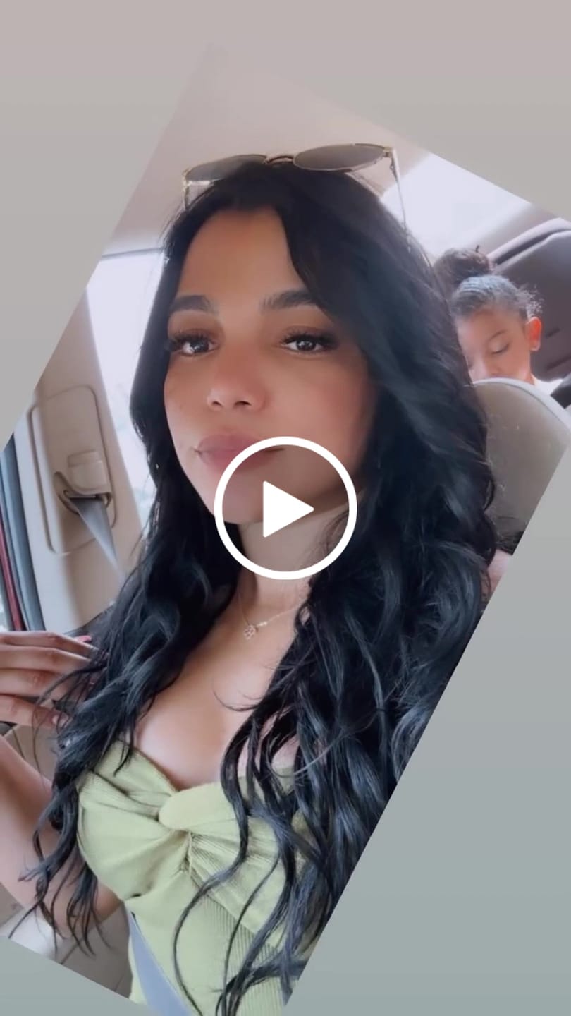 Customer video review of Clip in Extensions 100% Remy Human Hair 7 Pieces Jet Black (#1)