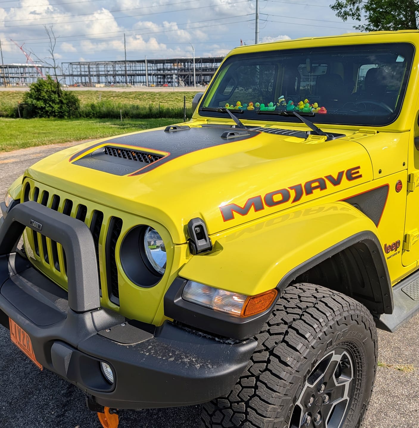 Customer photo review of Premium Fender Vent Decal Set | Black Topo - fits Wrangler JL & Gladiator JT