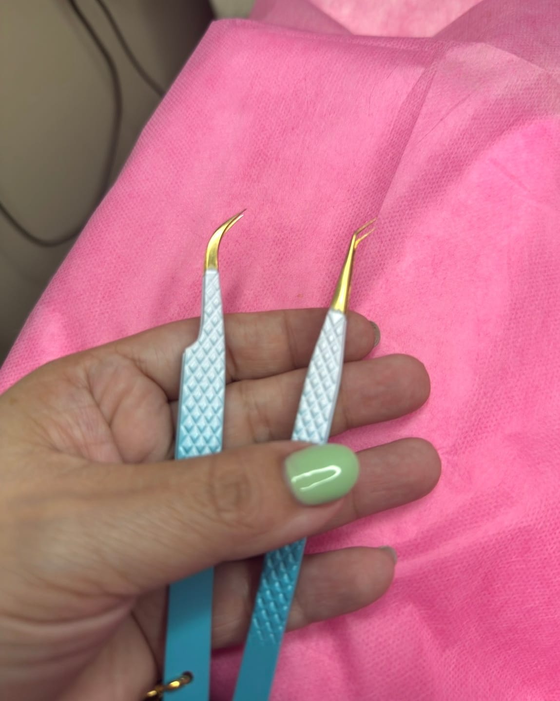 Customer photo review of EVIL EYE TWEEZER SET