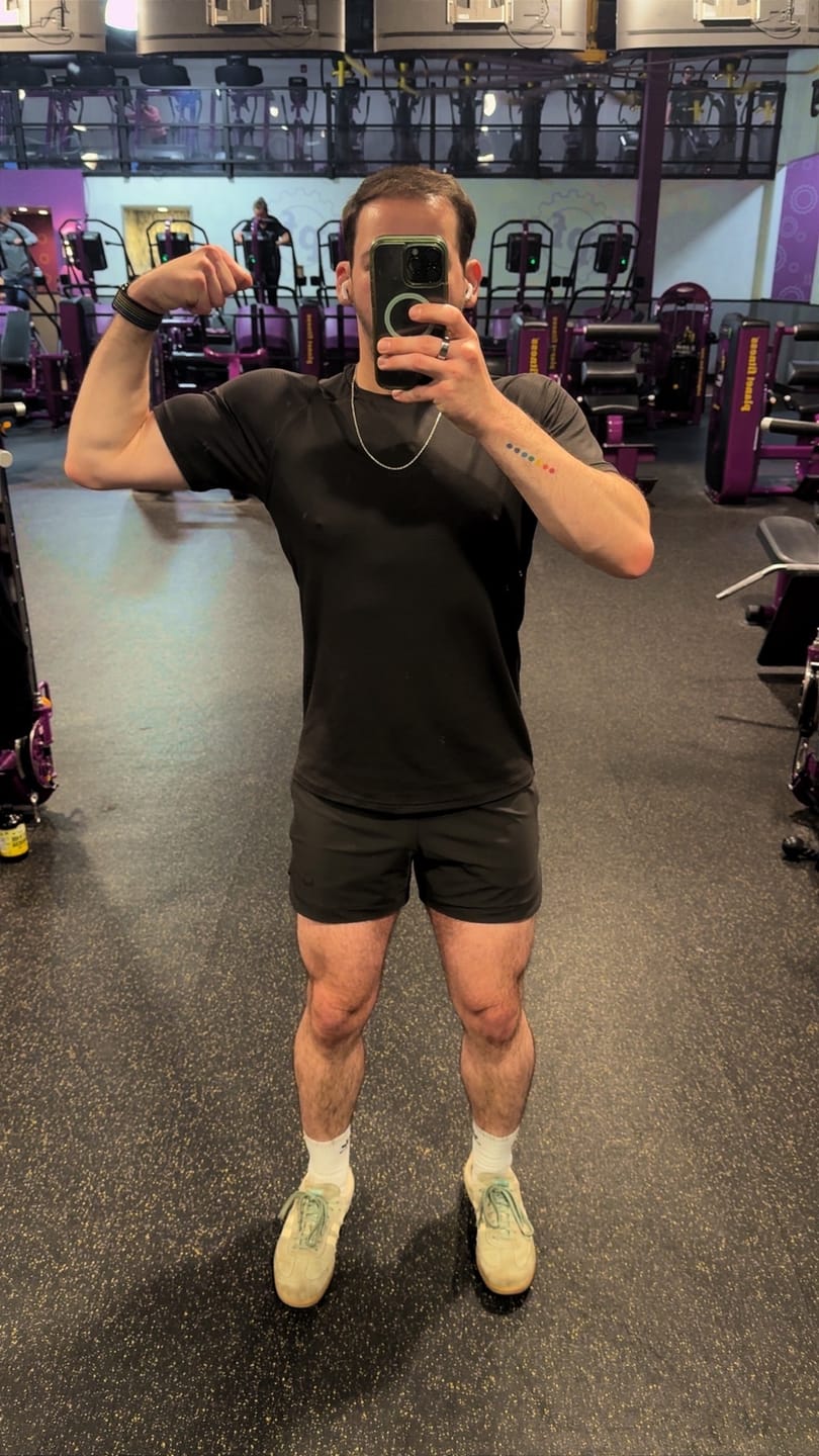 Customer photo review of Core Hybrid Shorts 5" Inseam