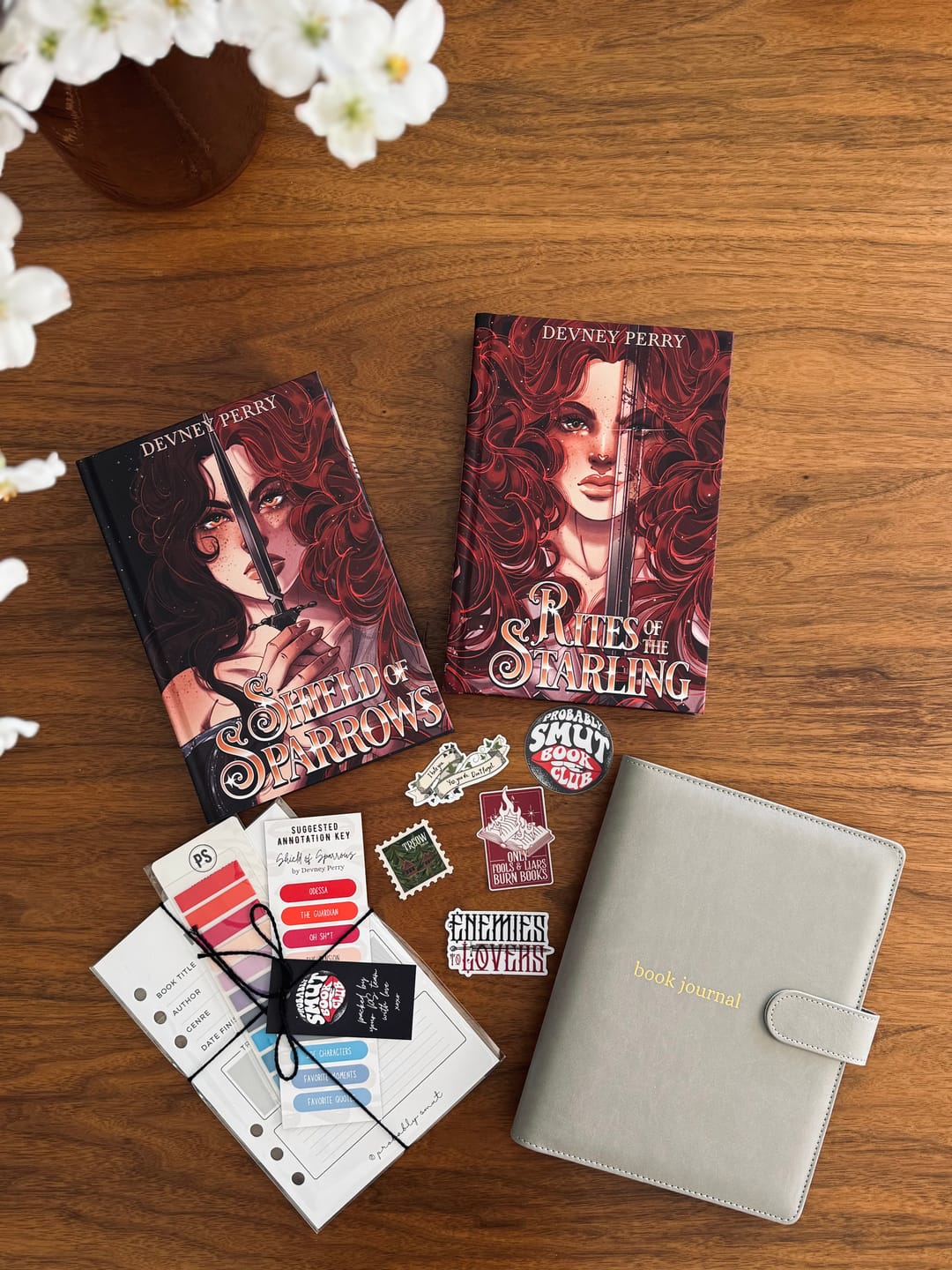 Customer photo review of PS Hardcover SE Rites of the Starling by Devney Perry