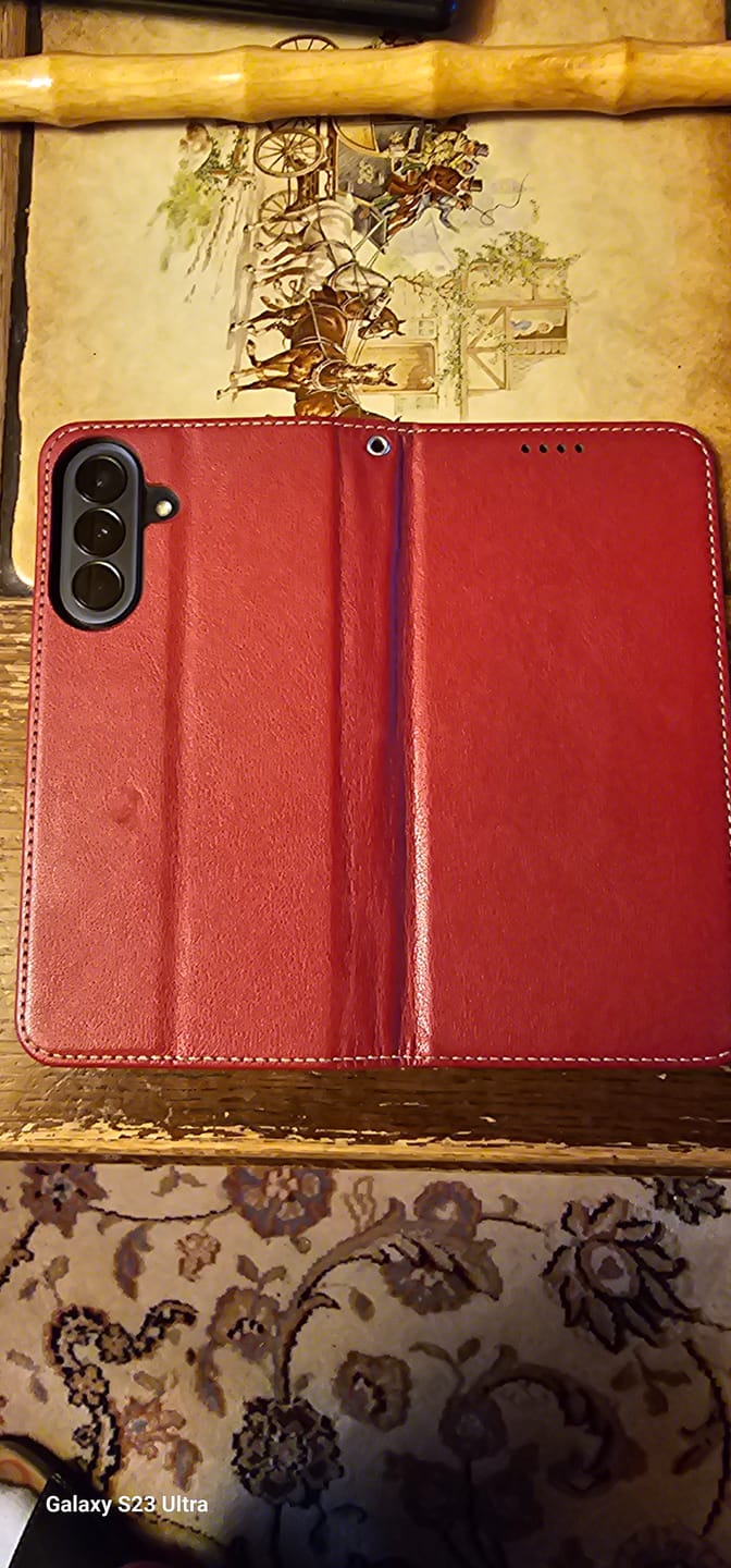 Customer photo review of Galaxy A57 - Flip Case mit RFID Blocker