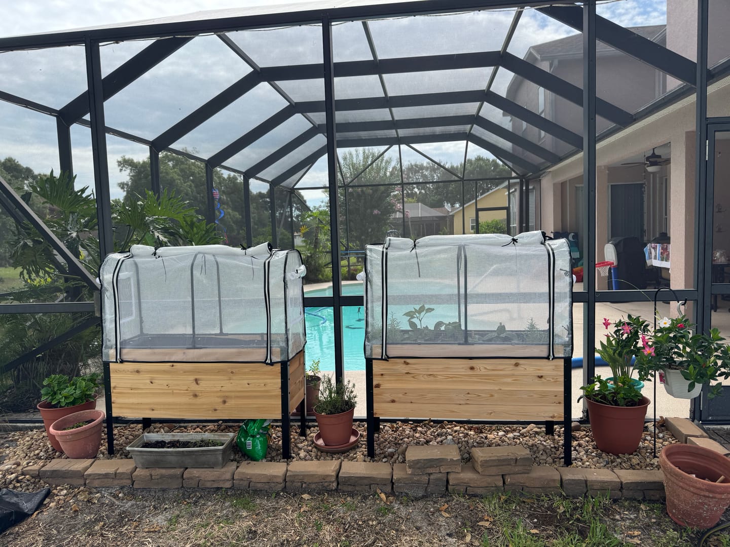 Customer photo review of 18" x 48" Raised Garden Bed - 30" TALL / Garden Grade
