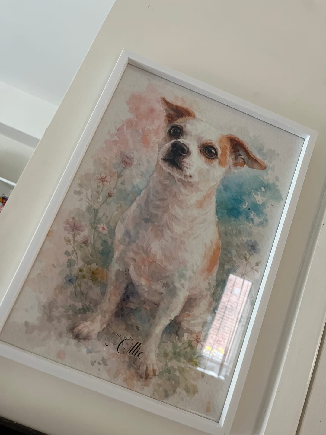 Customer photo review of Watercolour -  Personalised Poster