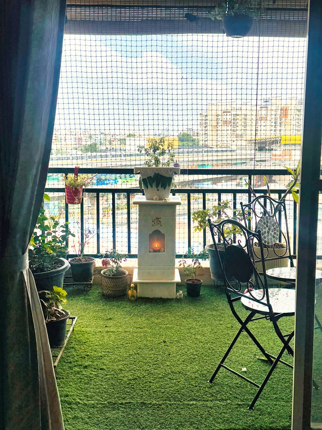 Customer photo review of Marble Tulsi Pot, White Marble - Handicraft Bazaar