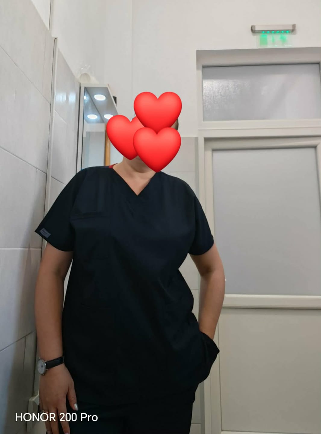 Customer photo review of Costum Medical Elastan Bleumarin, Pentru Femei - Model Classic Flex