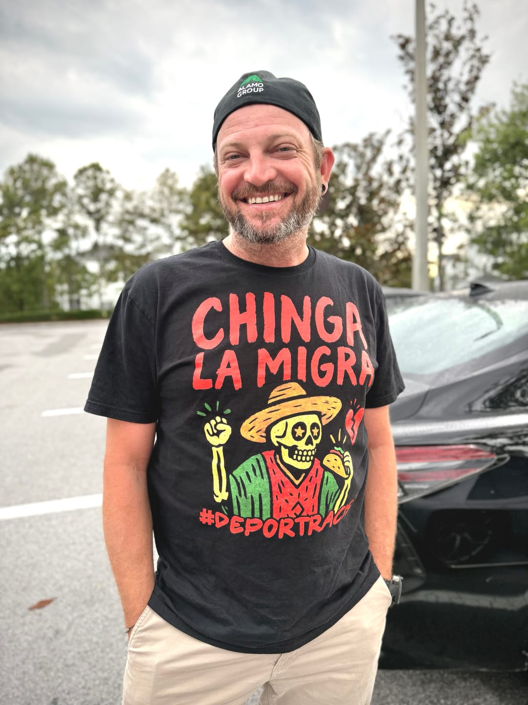 Customer photo review of Chinga La Migra OG T-Shirt