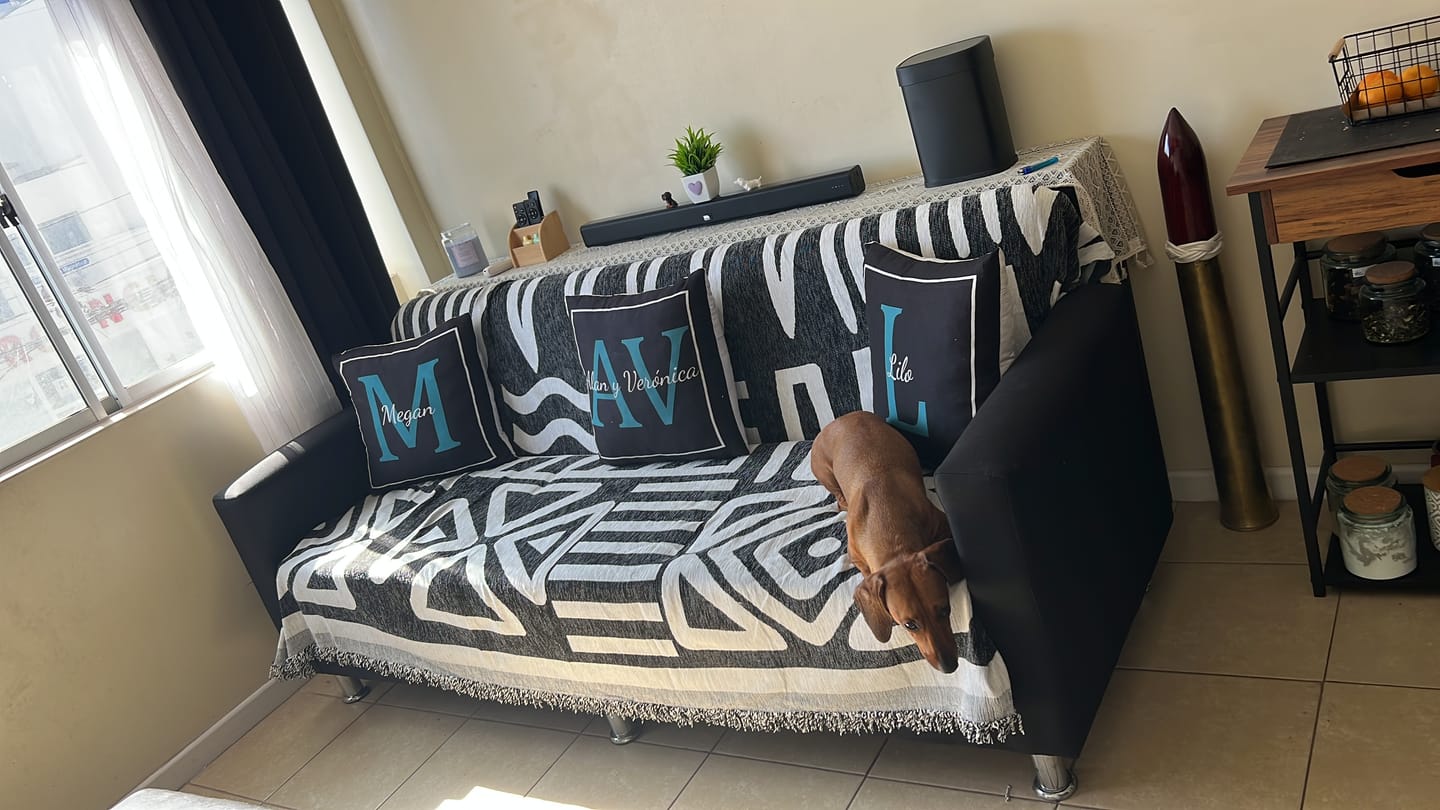 Customer photo review of Manta Cubresofá Frazada Premium De Living Dormitorio Sillon 180x230cm