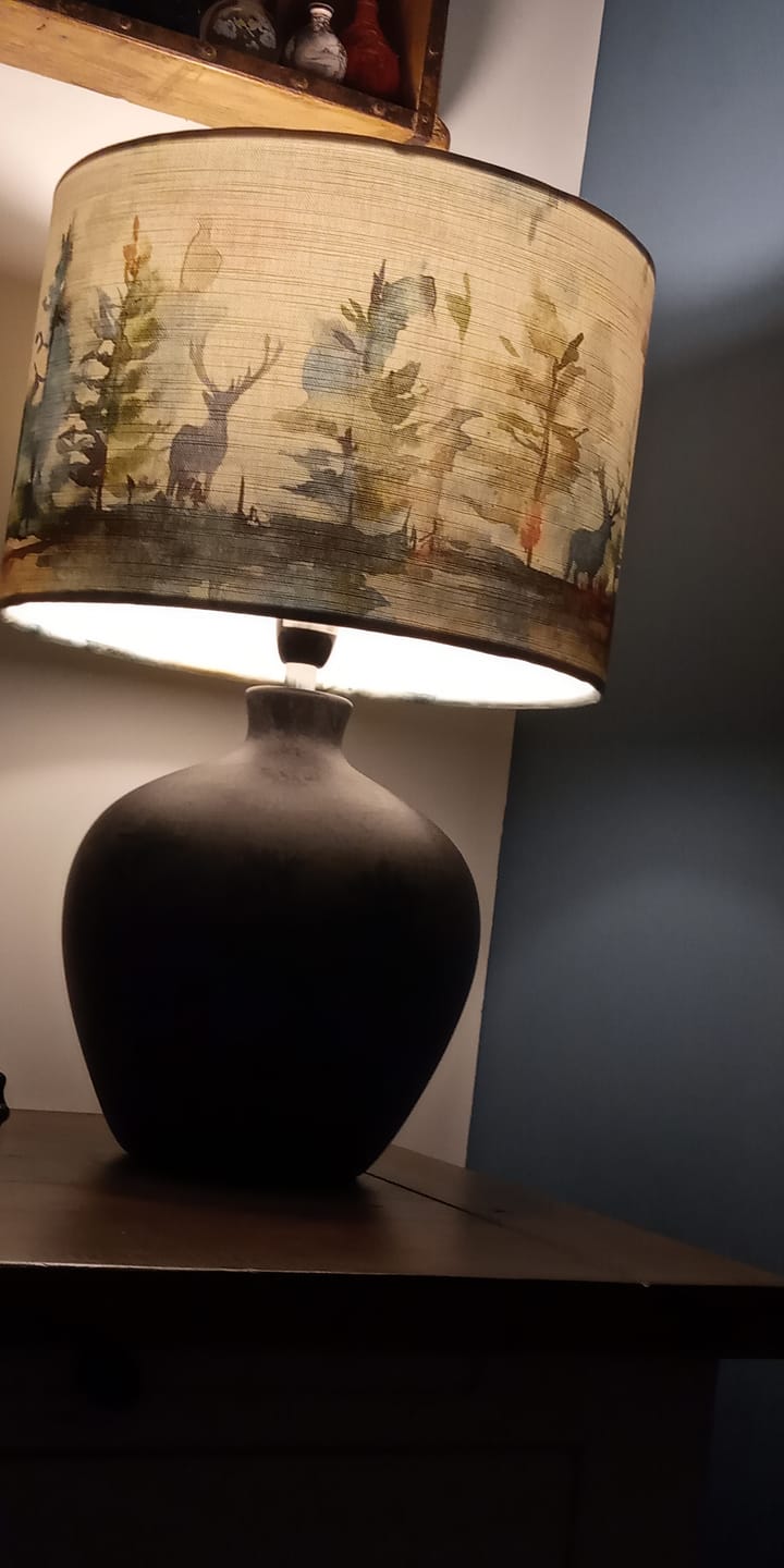 Customer photo review of Wilderness Handmade Handmade Lampshade