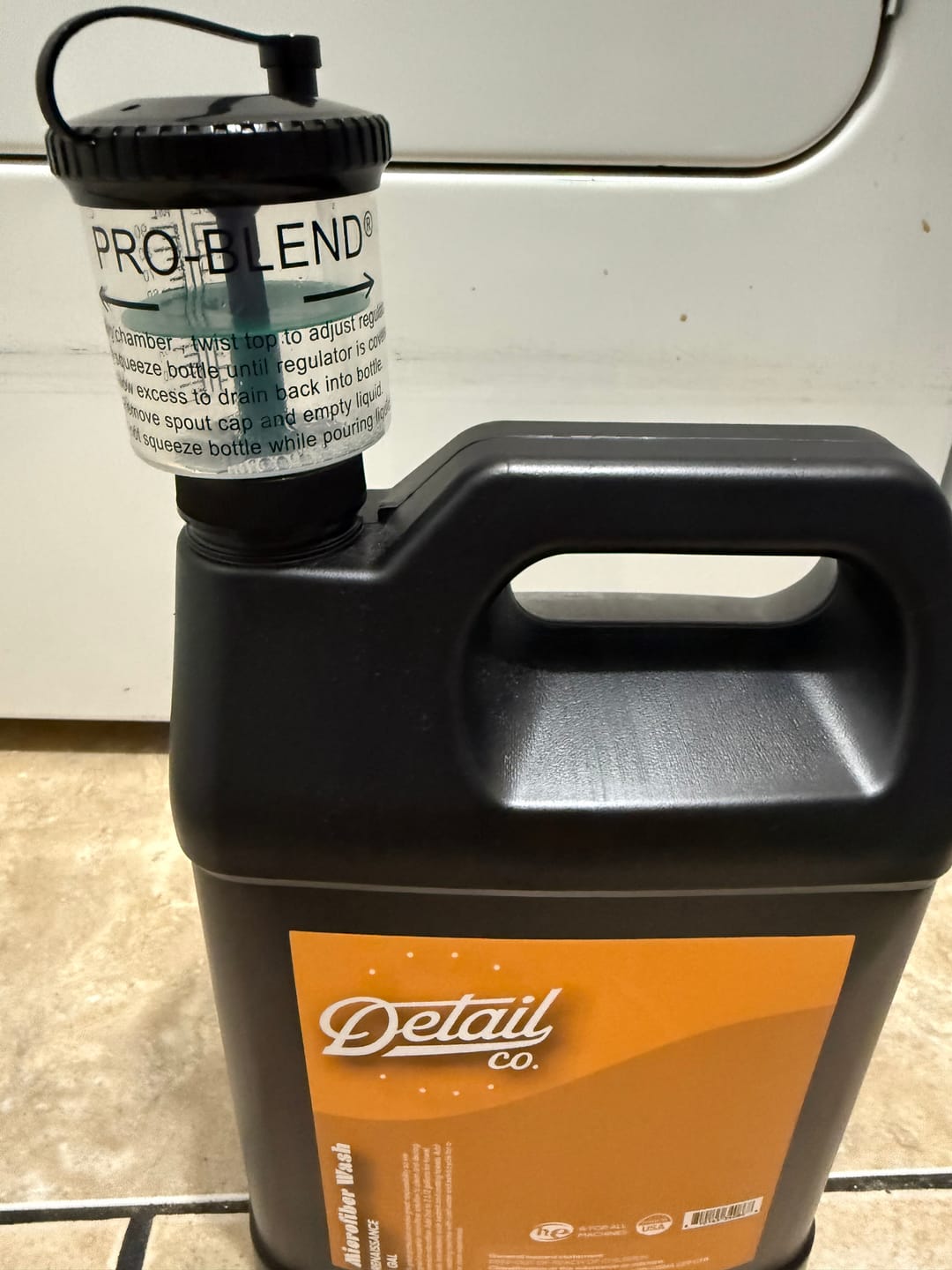 Customer photo review of Pro-Blend Bottle Proportioner