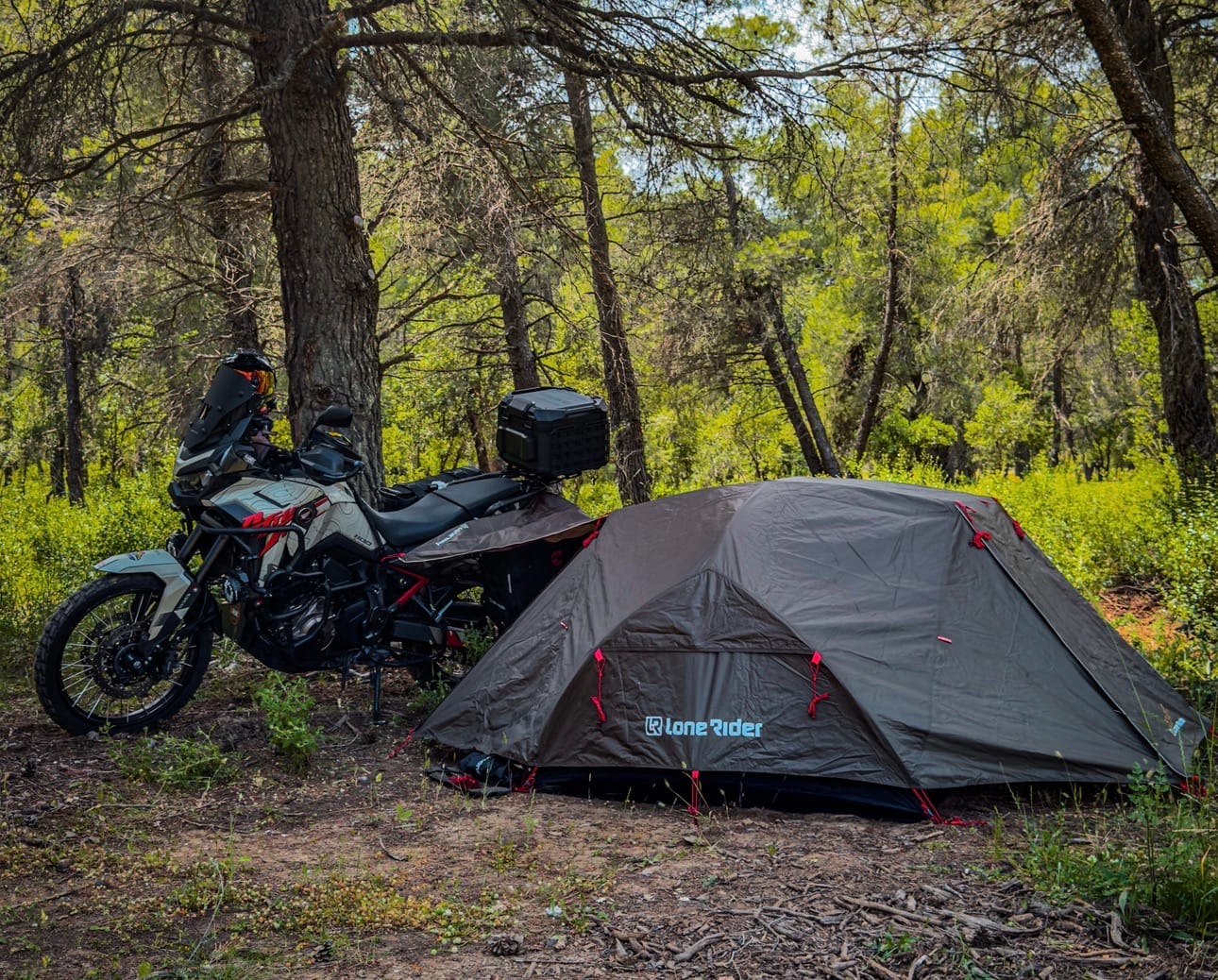 Customer photo review of ADVTent - Adventure Motorcycle Tent