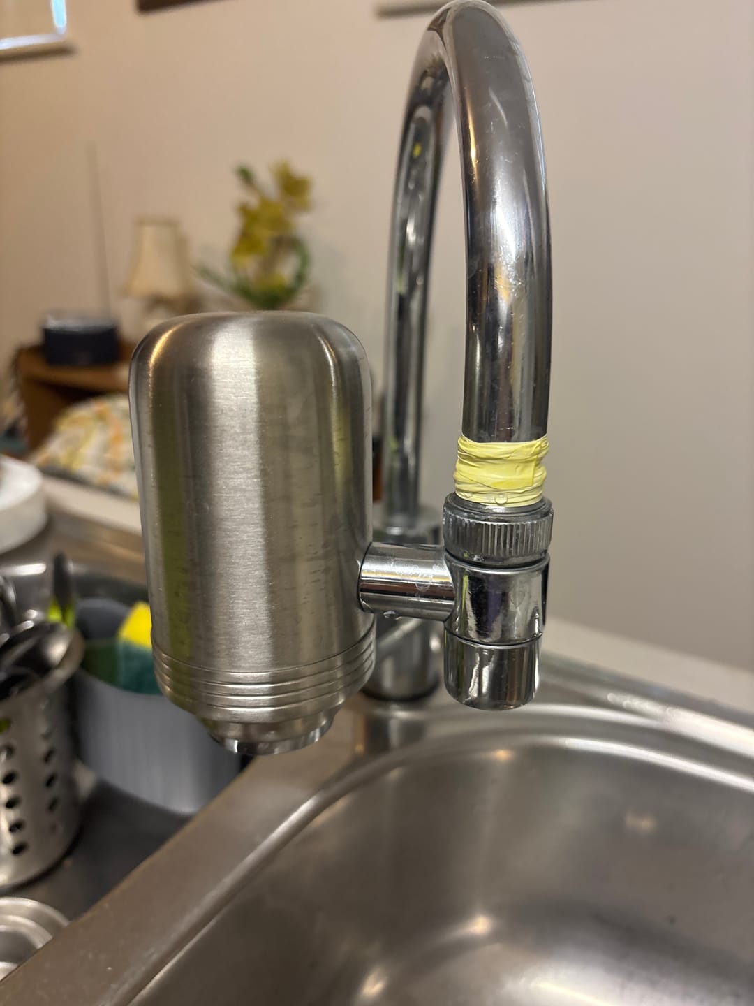 Customer photo review of EcoPure™ Tap Filter + Free Filters — Reduces PFAS, Chlorine & Microplastics. Clean Water in 60 Seconds