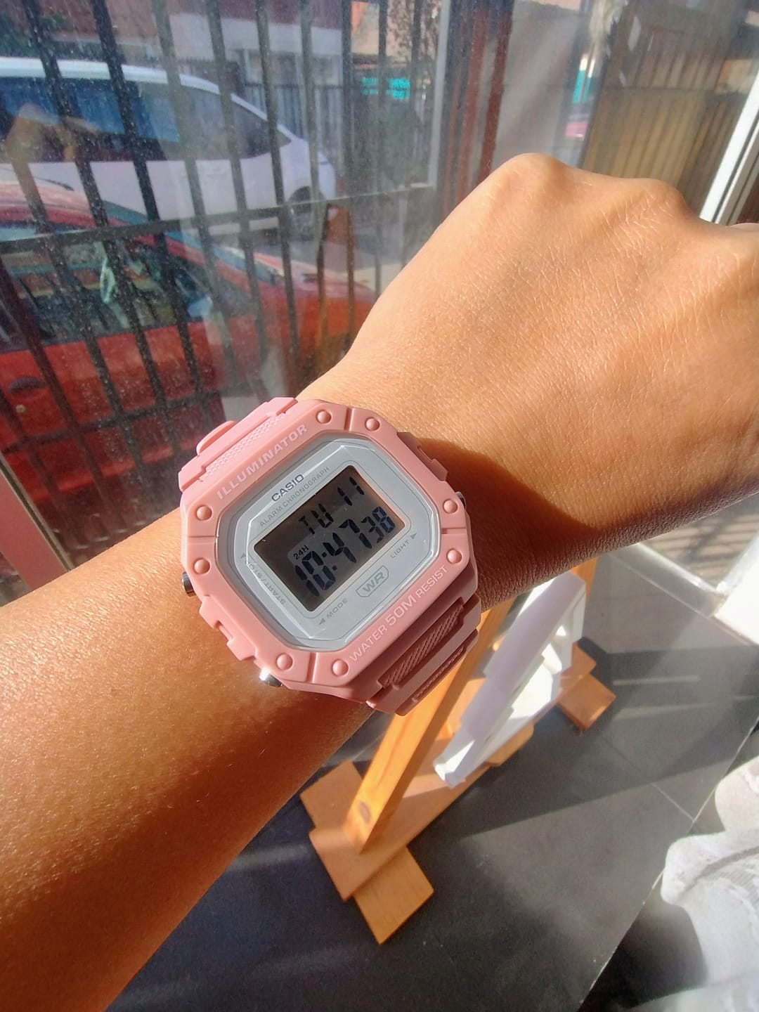 Customer photo review of Reloj Casio Vintage W-218HC-4AVDF Rosado