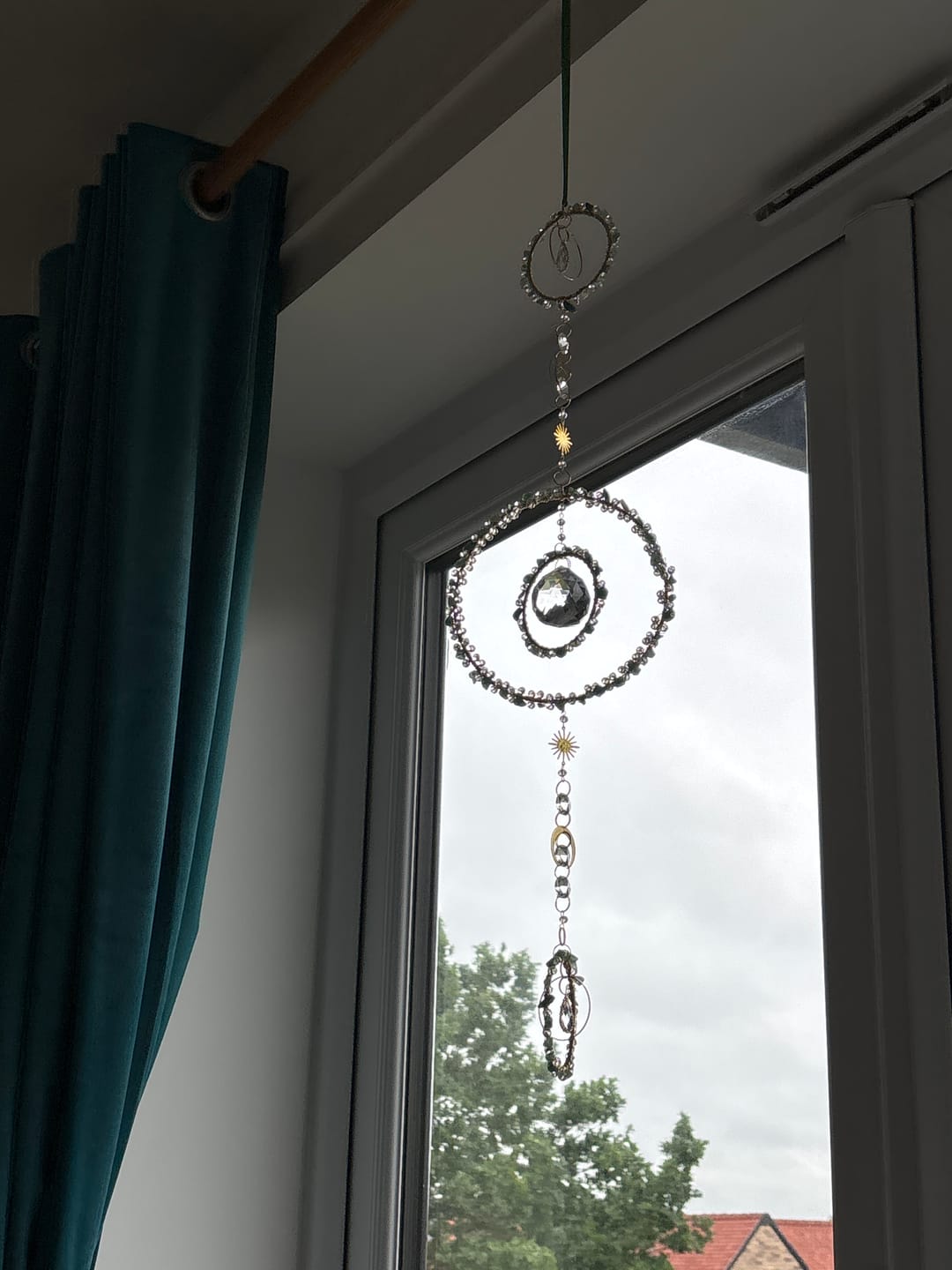 Customer photo review of Beaded Hoop Suncatcher DIY Kit with Video Tutorial - 3 Suns