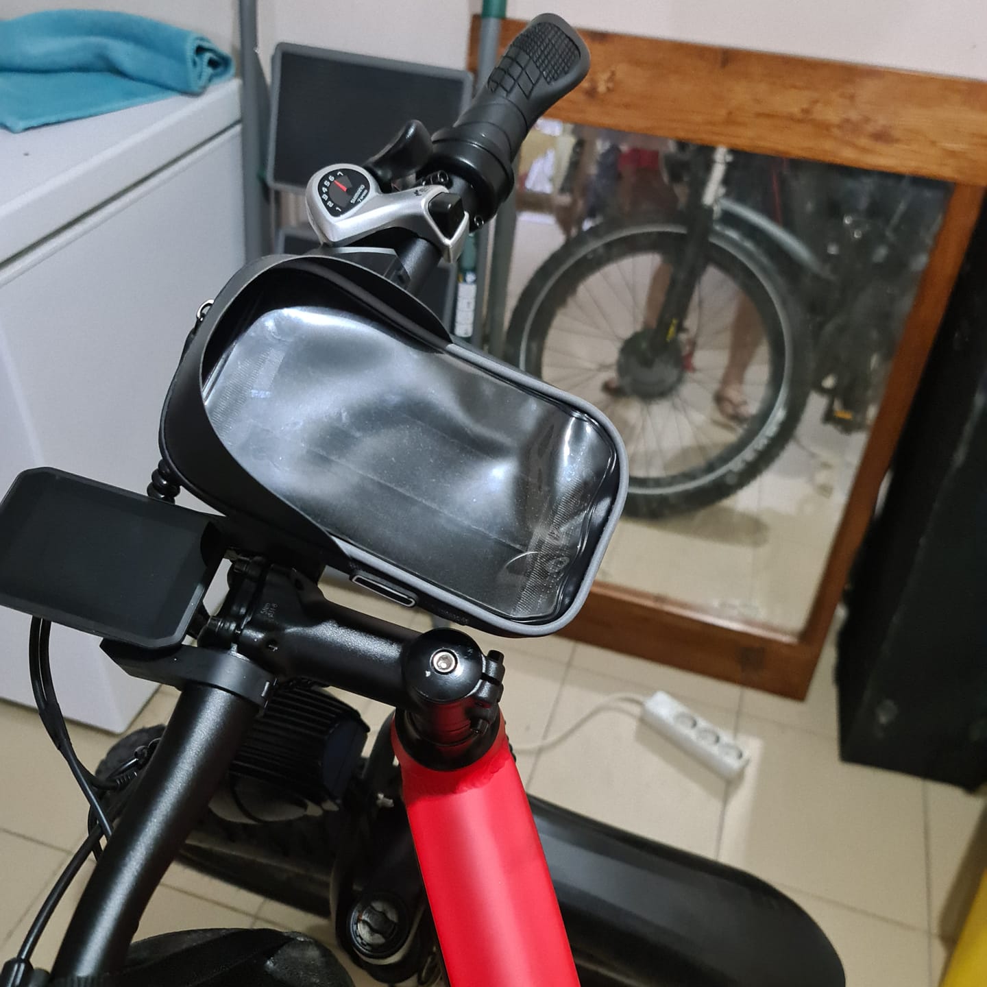 Customer photo review of Cycling Pack(Free gifts with E-bike purchase,includes mudguards,rear rack and phone holder bag)