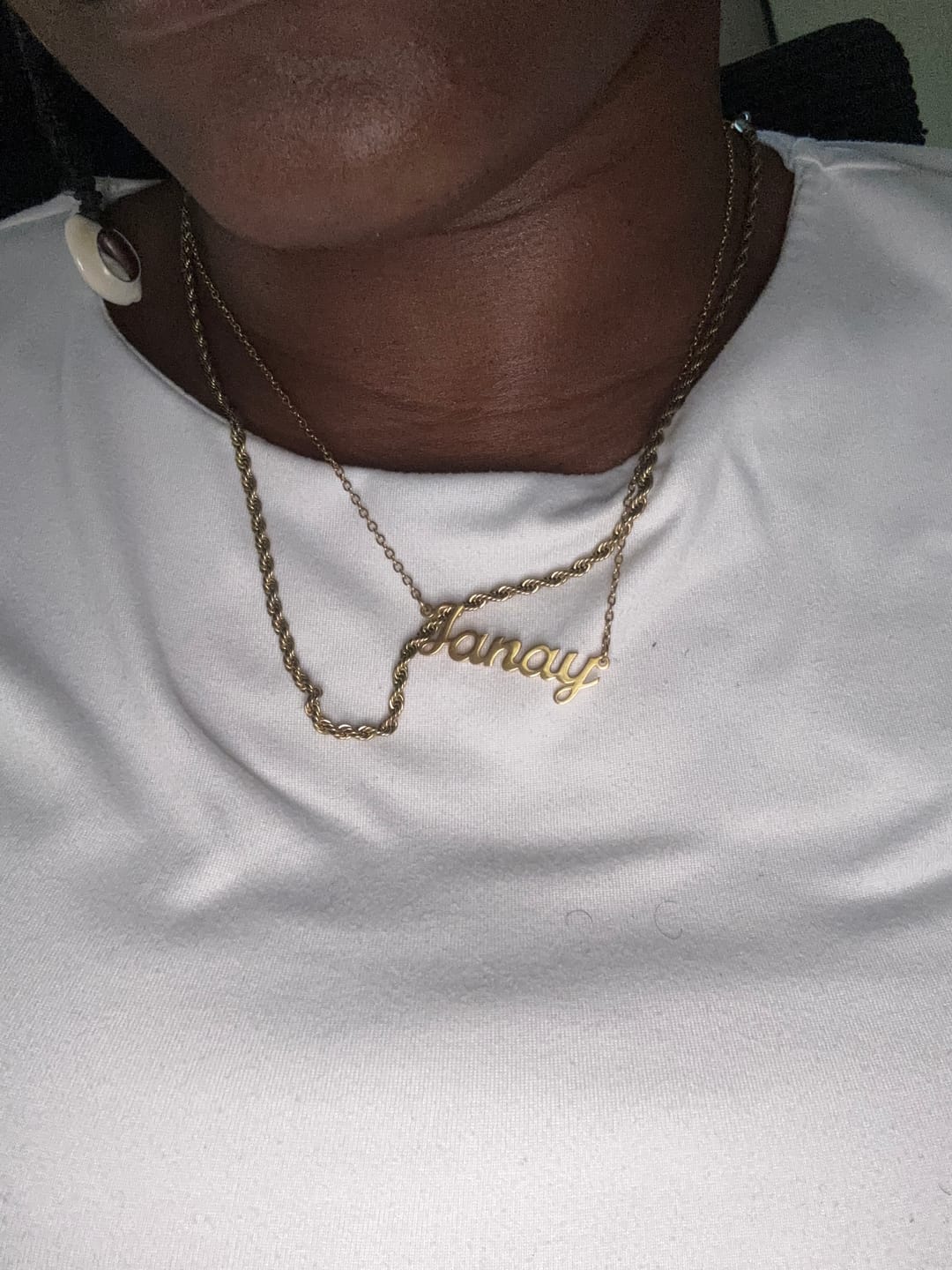 Customer photo review of Name Bracelet w/ Cuban Chain