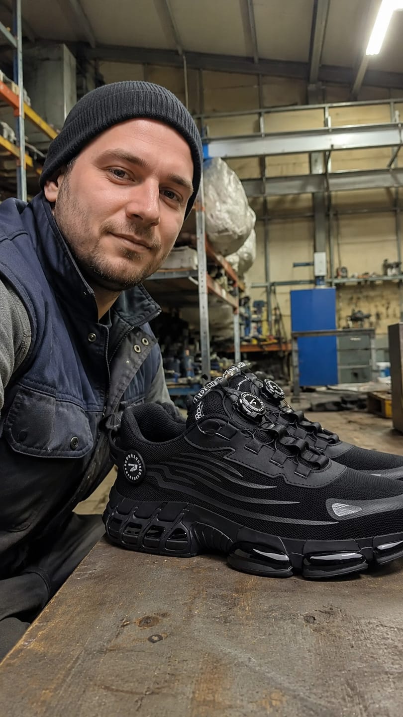 Customer photo review of Vortex S3 – Der Sicherheitsschuh, der sich wie ein Sneaker anfühlt