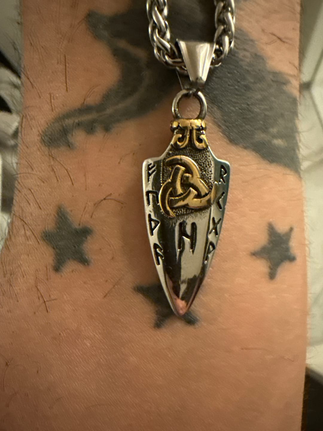 Customer photo review of Gungnir Necklace