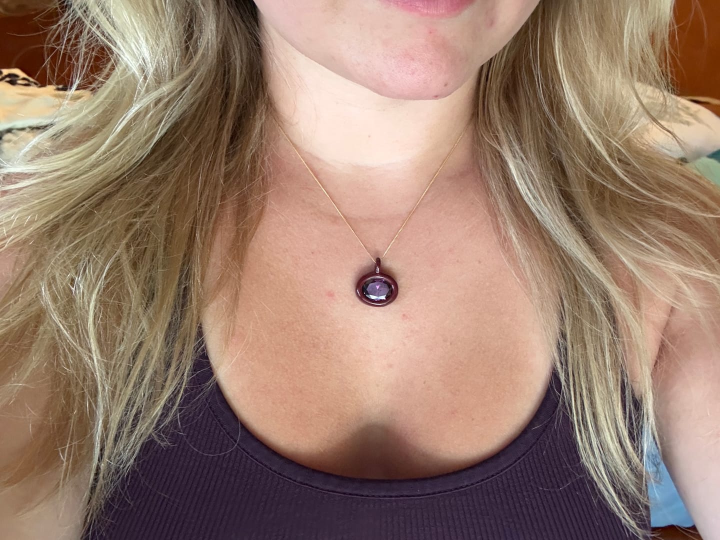 Customer photo review of The Birthstone Charm