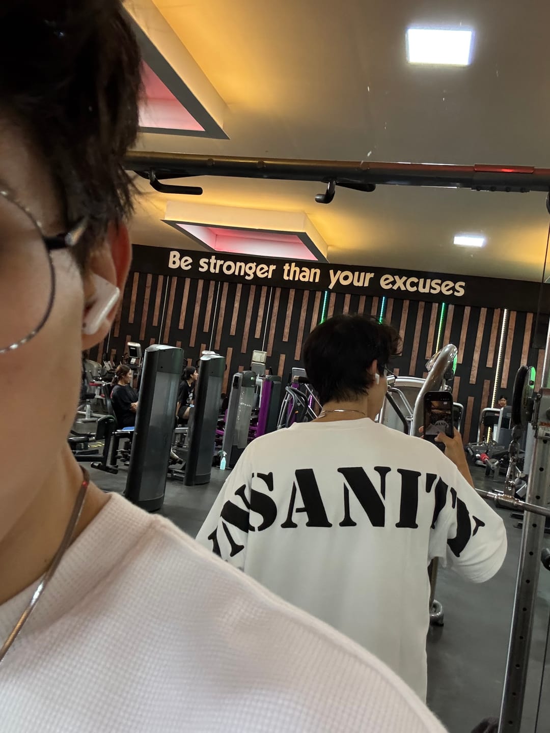 Customer photo review of PUMP COVER WAFFLE TEE