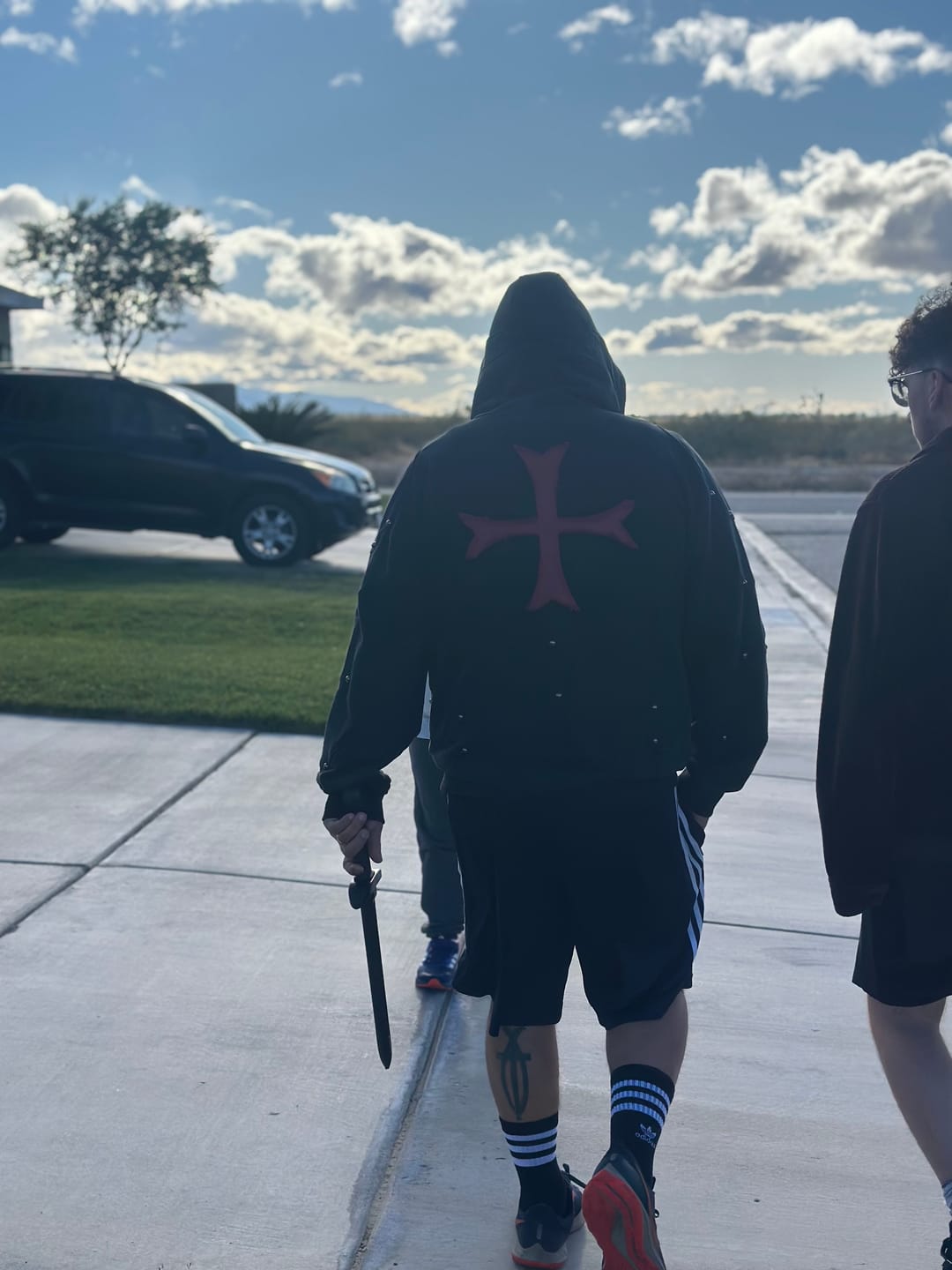 Customer photo review of Crusader Armor Hoodie