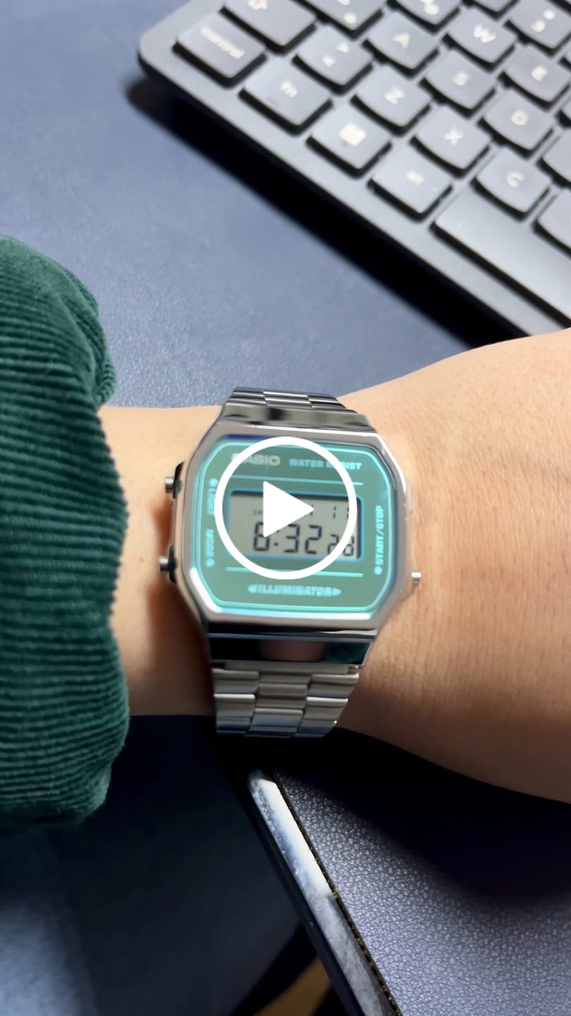 Customer video review of Reloj Casio Vintage A168WEM-2 Calipso
