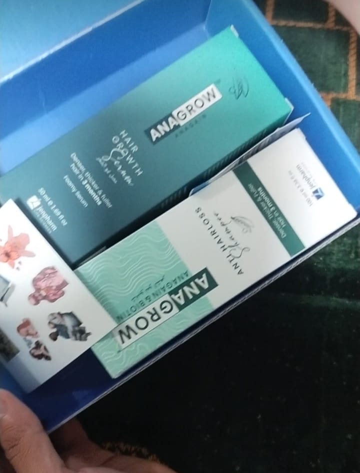 Customer photo review of Anagrow Hair Serum