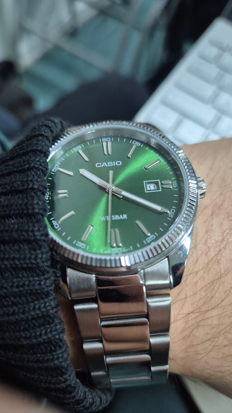 Customer photo review of Reloj Casio Análogo MTP-1302D-3AJF Verde 38,5mm JDM