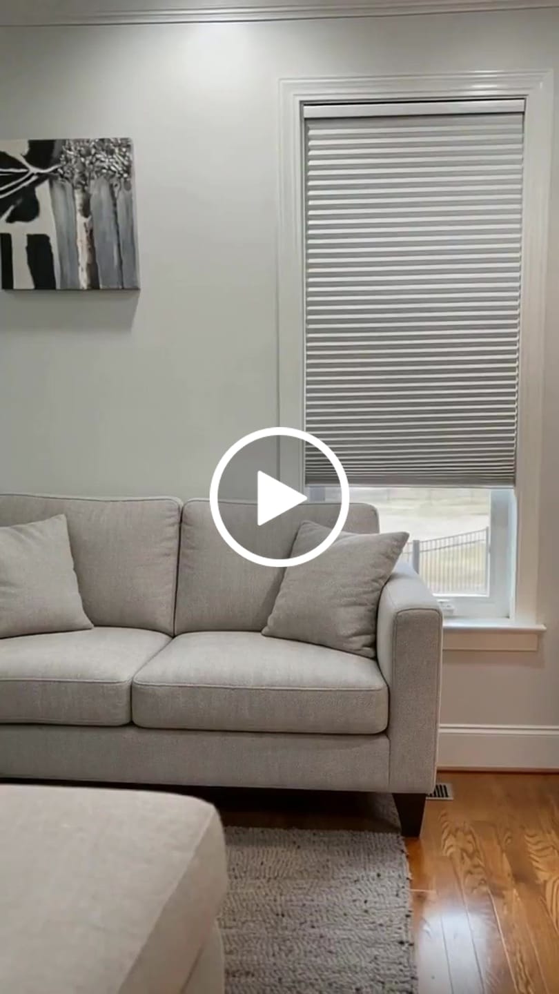 Customer video review of Motorized Blackout Cellular Shades Hex