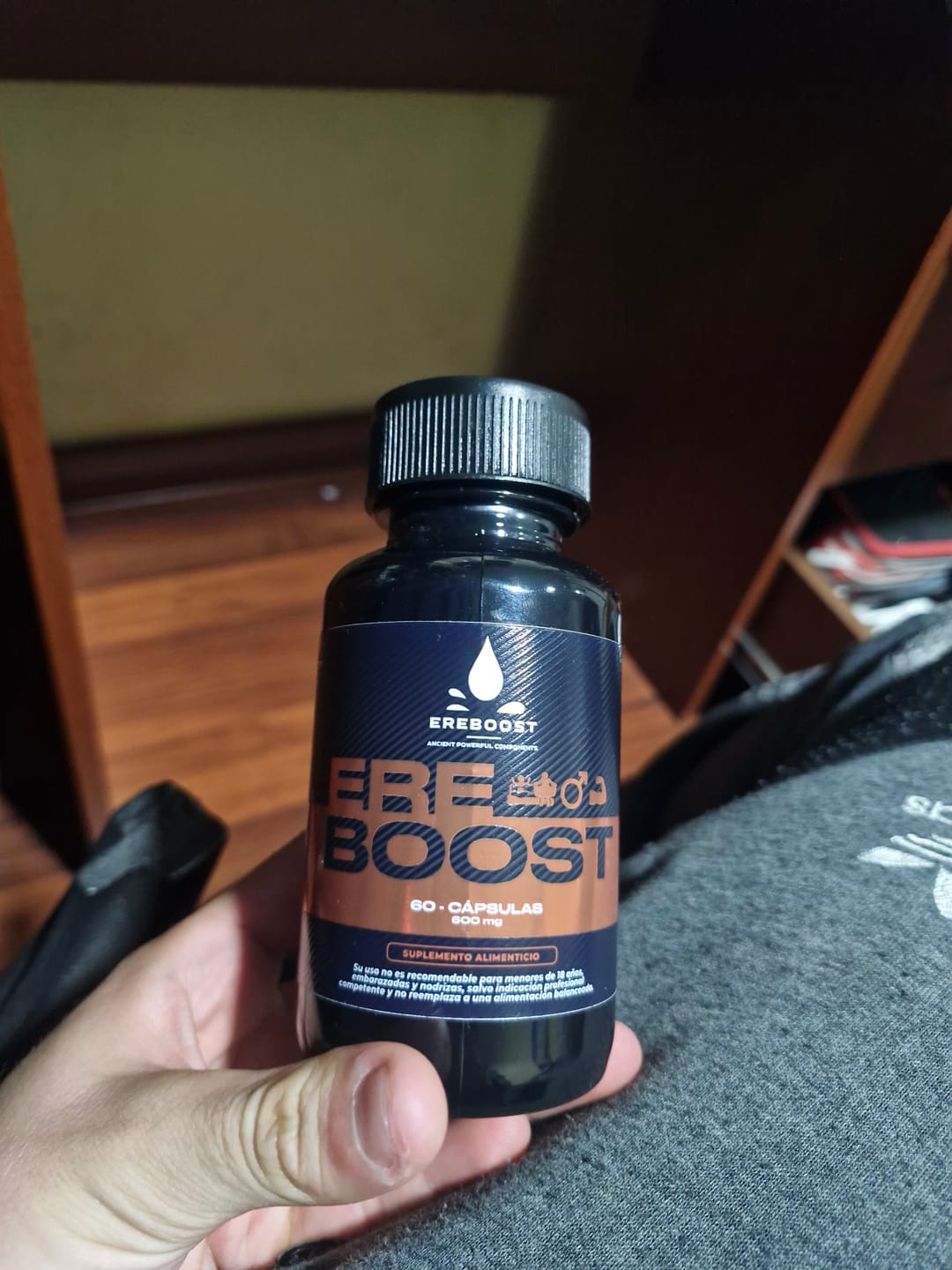 Customer photo review of EREBOOST | 60 Cápsulas
